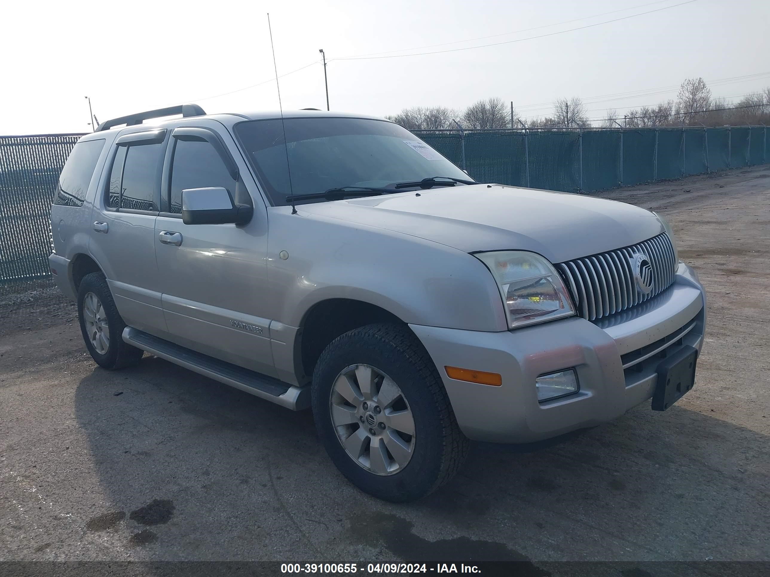 MERCURY MOUNTAINEER 2008 4m2eu37e68uj01636