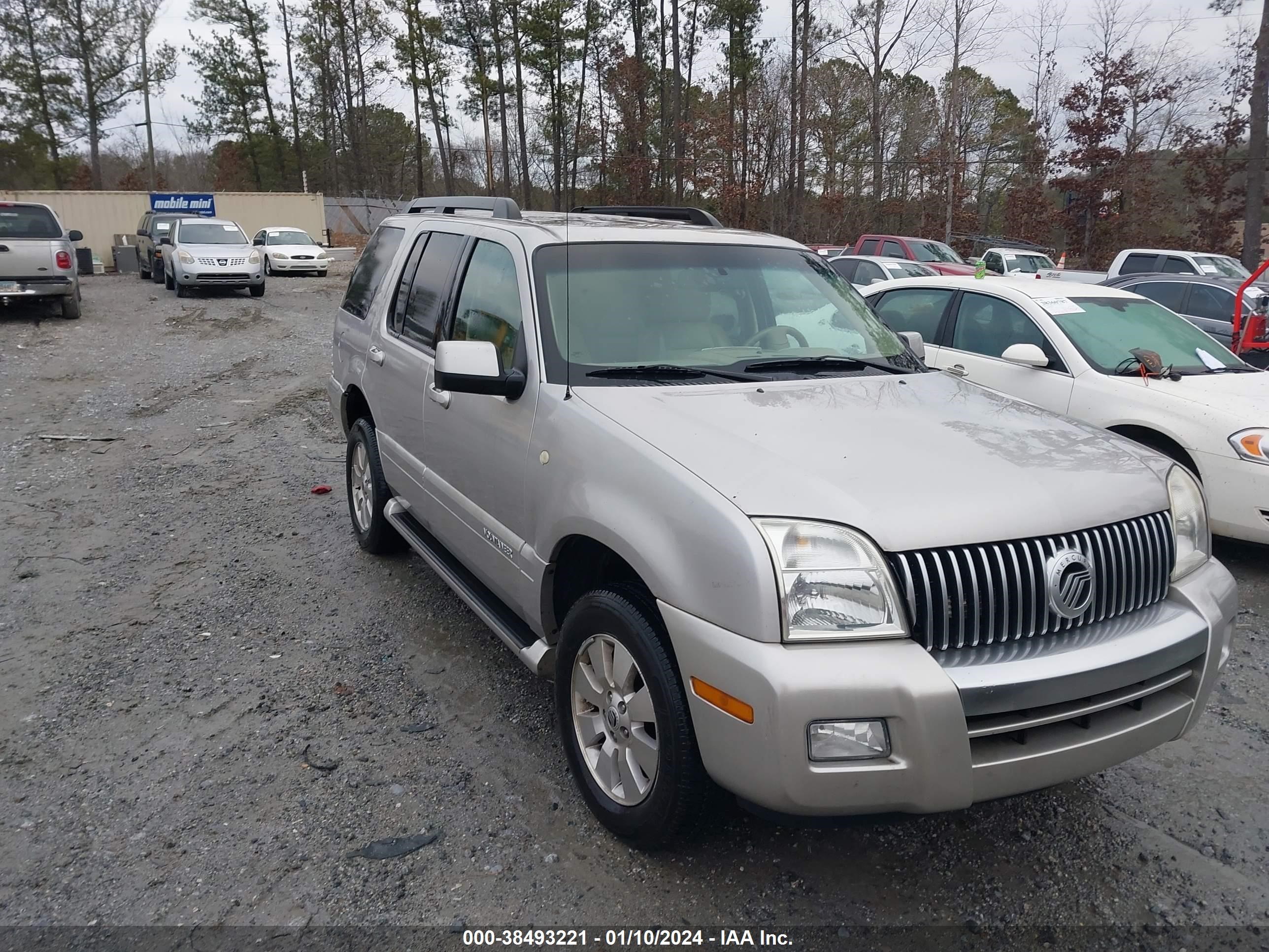 MERCURY MOUNTAINEER 2008 4m2eu37ex8uj11120