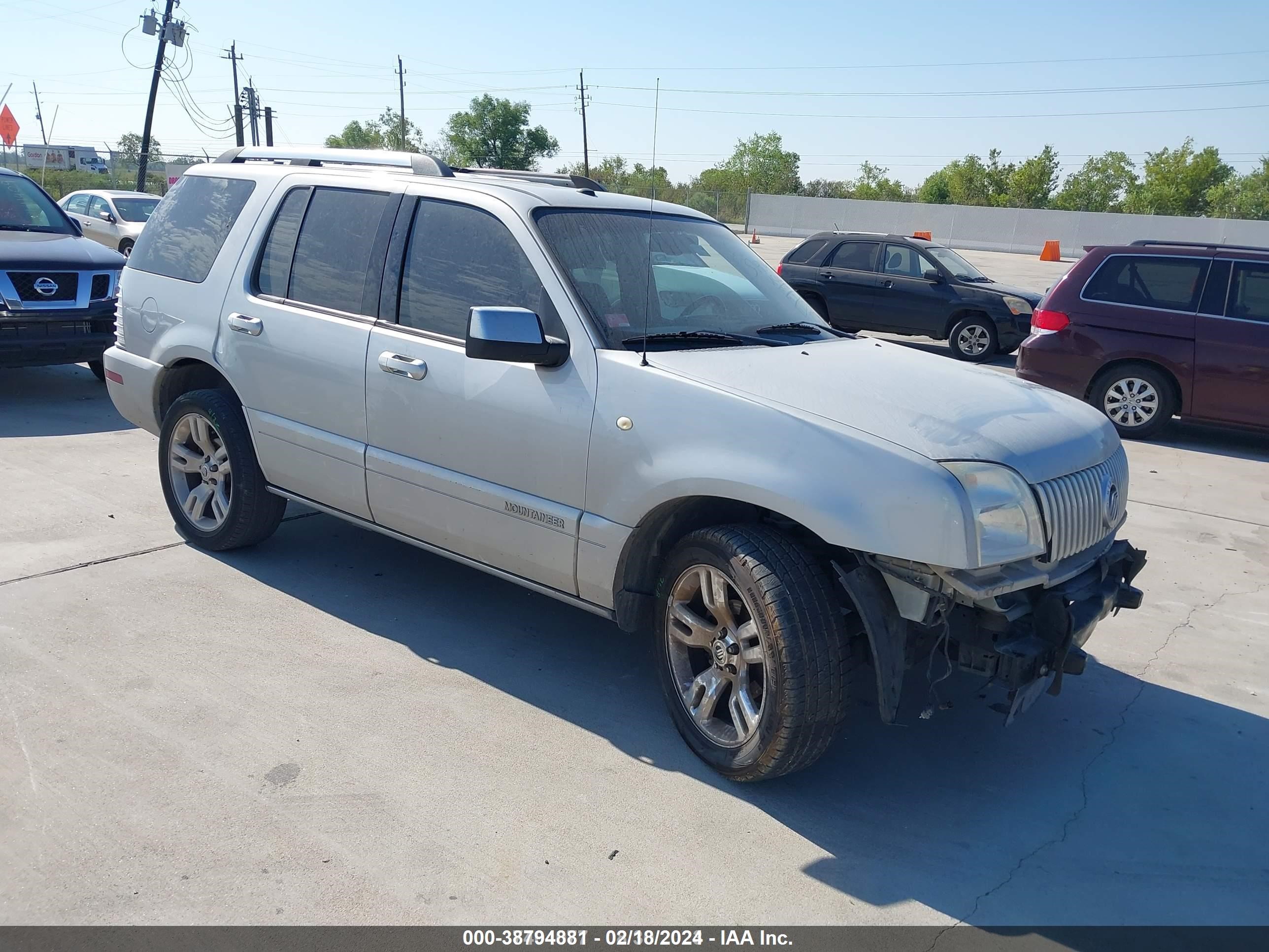 MERCURY MOUNTAINEER 2009 4m2eu38e09uj01986