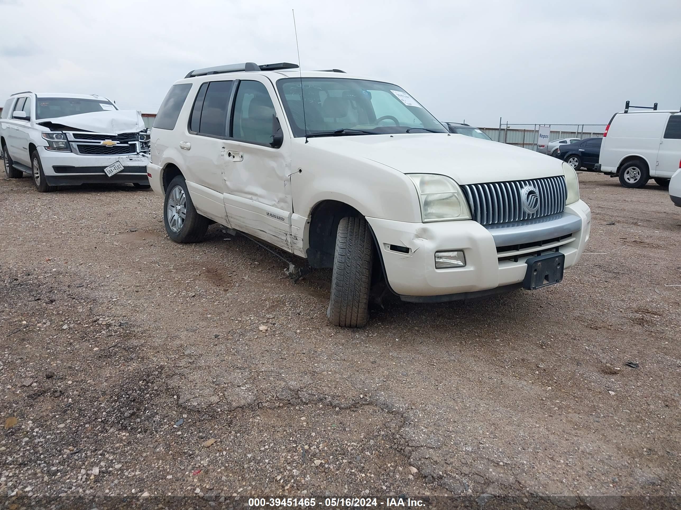 MERCURY MOUNTAINEER 2008 4m2eu38e48uj01312