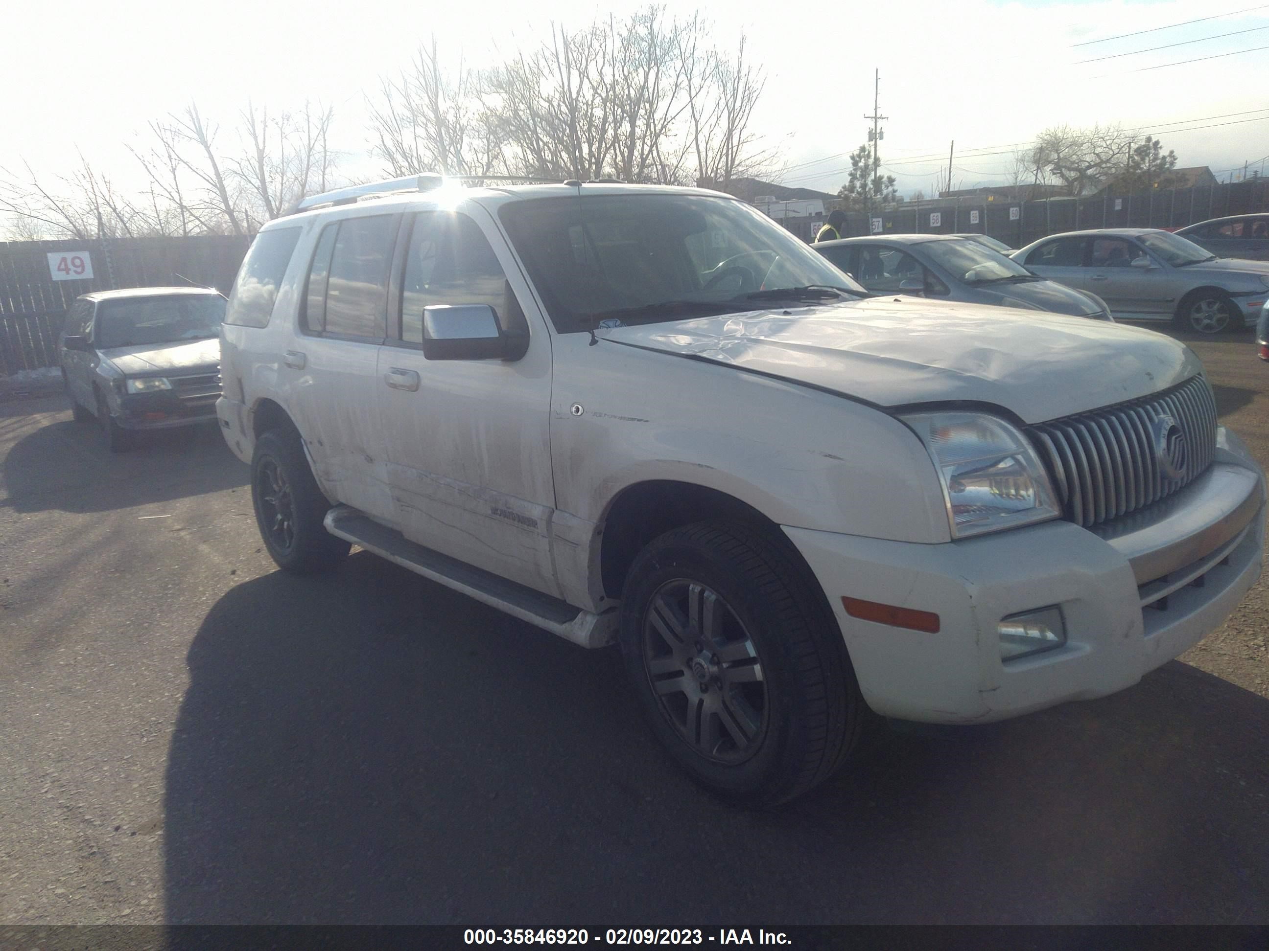 MERCURY MOUNTAINEER 2009 4m2eu38e89uj02786