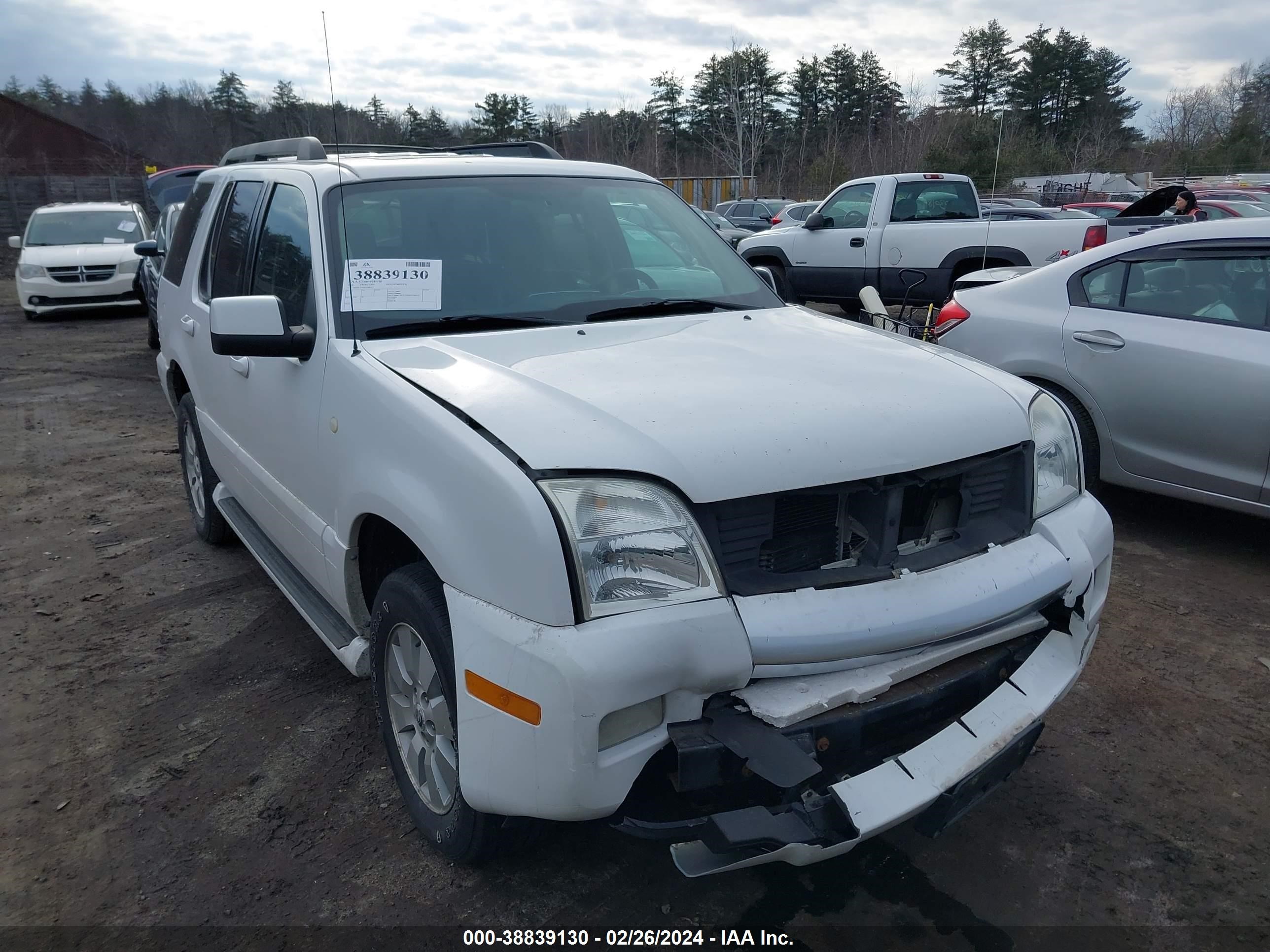 MERCURY MOUNTAINEER 2006 4m2eu47e06uj08312