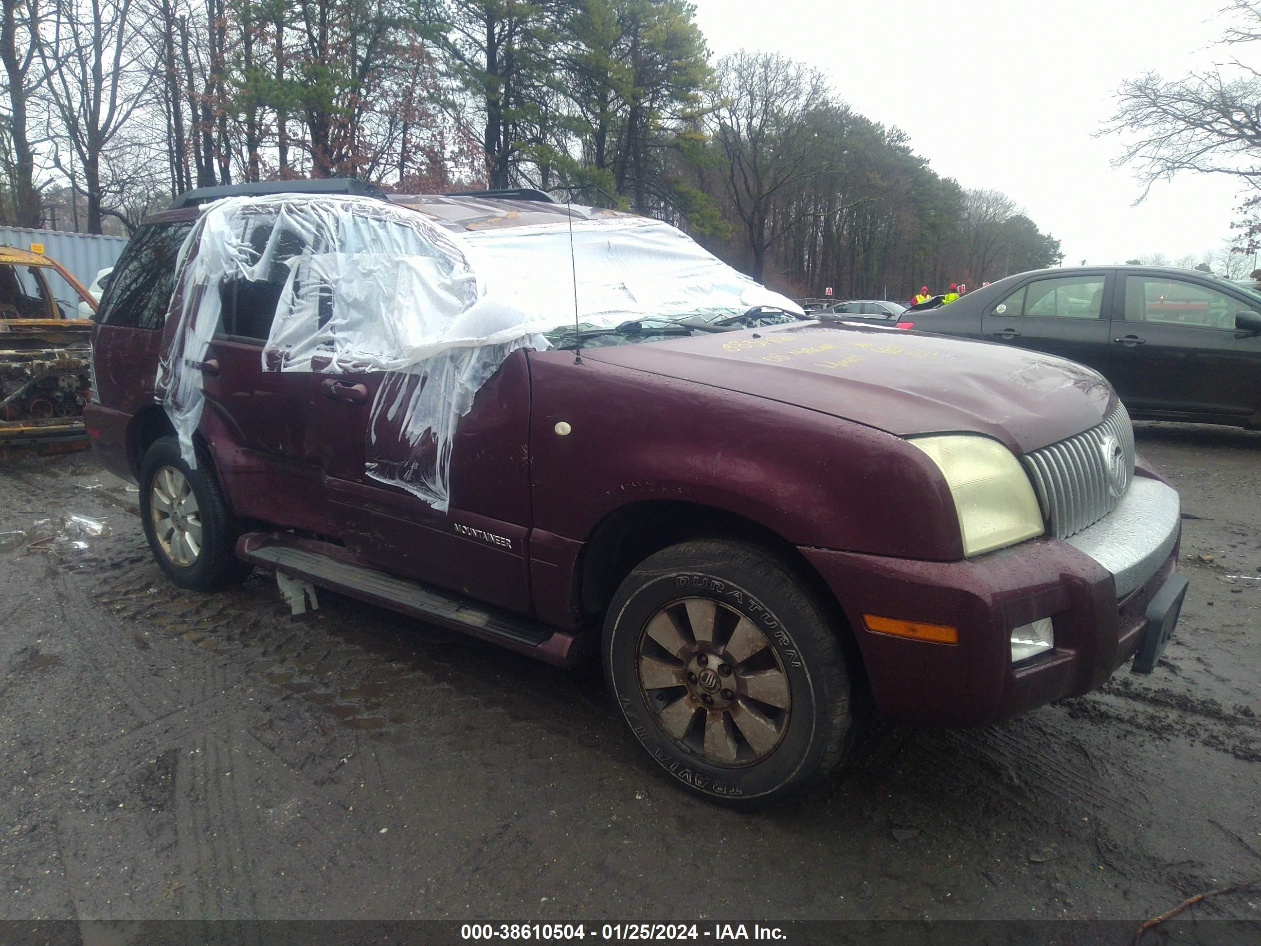 MERCURY MOUNTAINEER 2008 4m2eu47e78uj12585