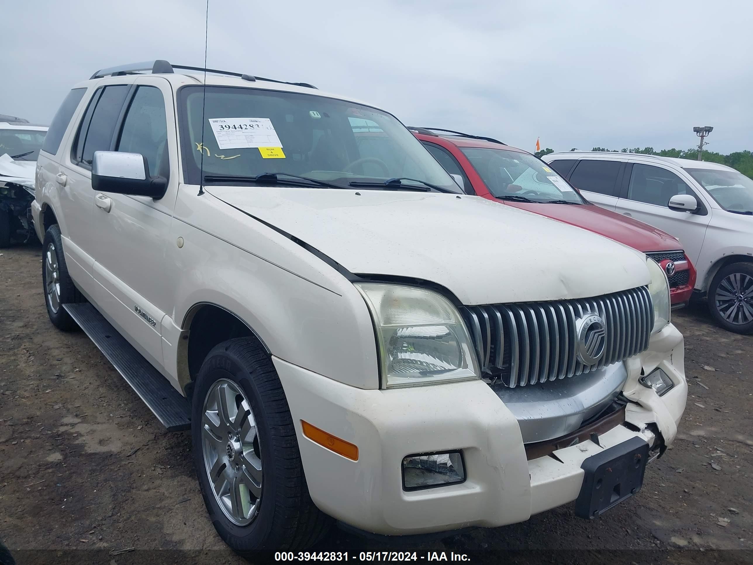 MERCURY MOUNTAINEER 2008 4m2eu48898uj01323