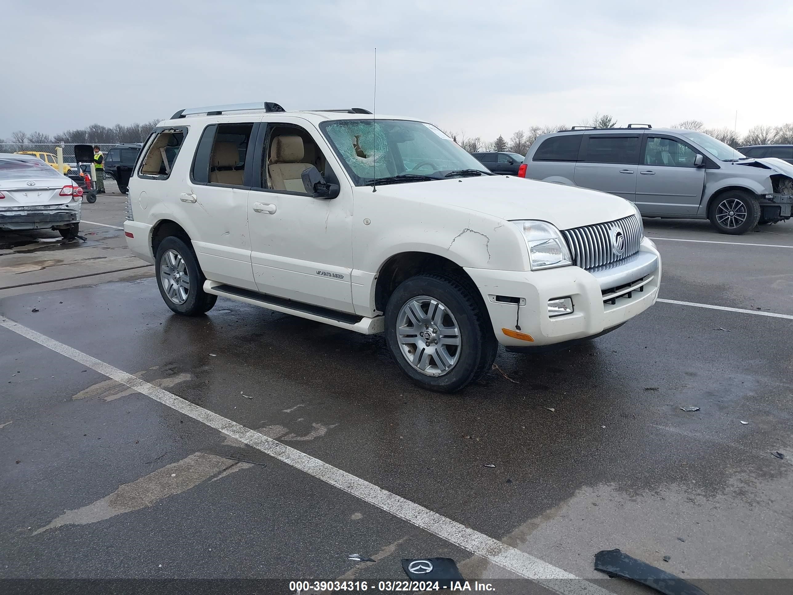 MERCURY MOUNTAINEER 2008 4m2eu48e68uj09594