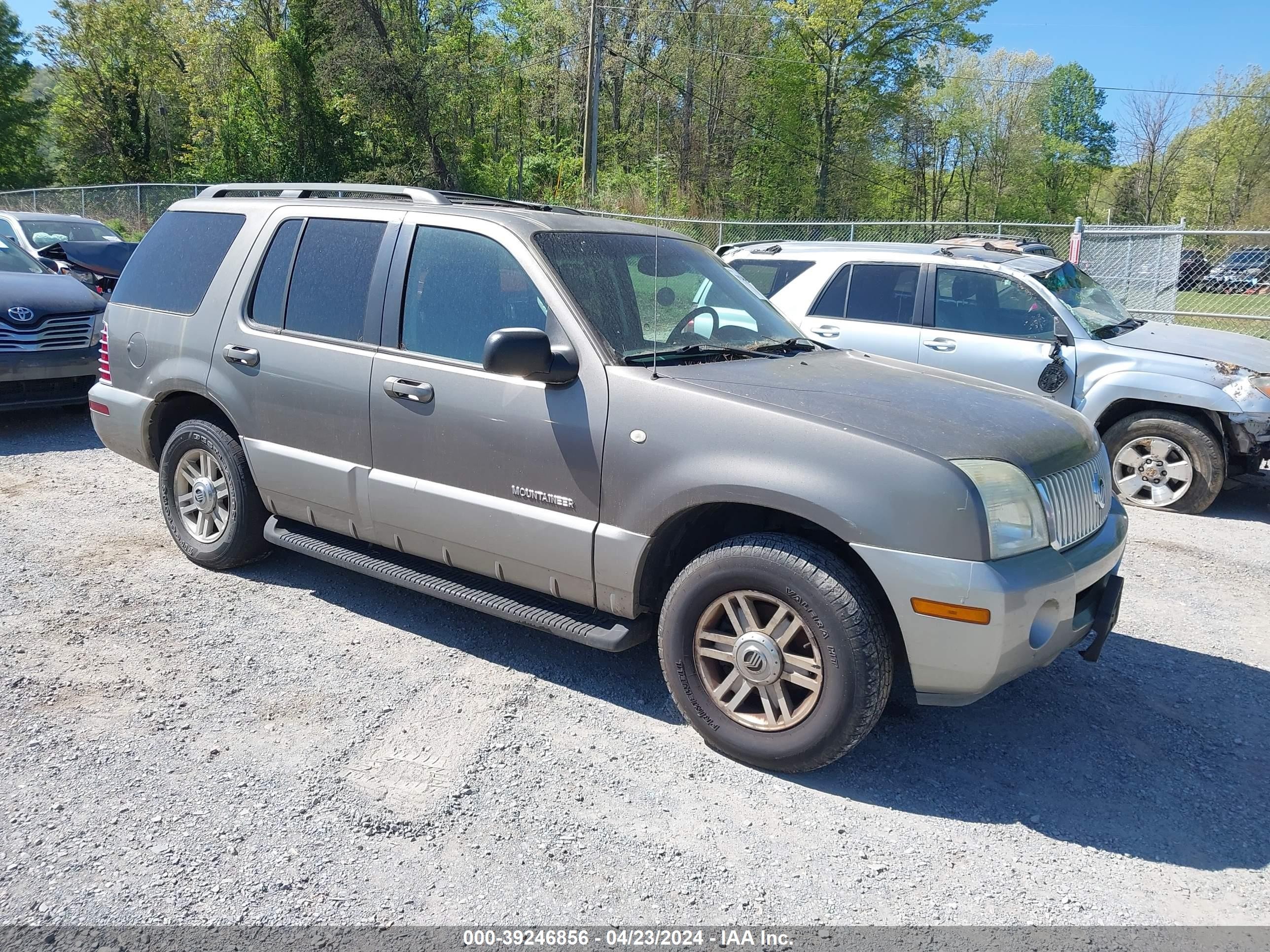 MERCURY MOUNTAINEER 2002 4m2vuh6362vj21945