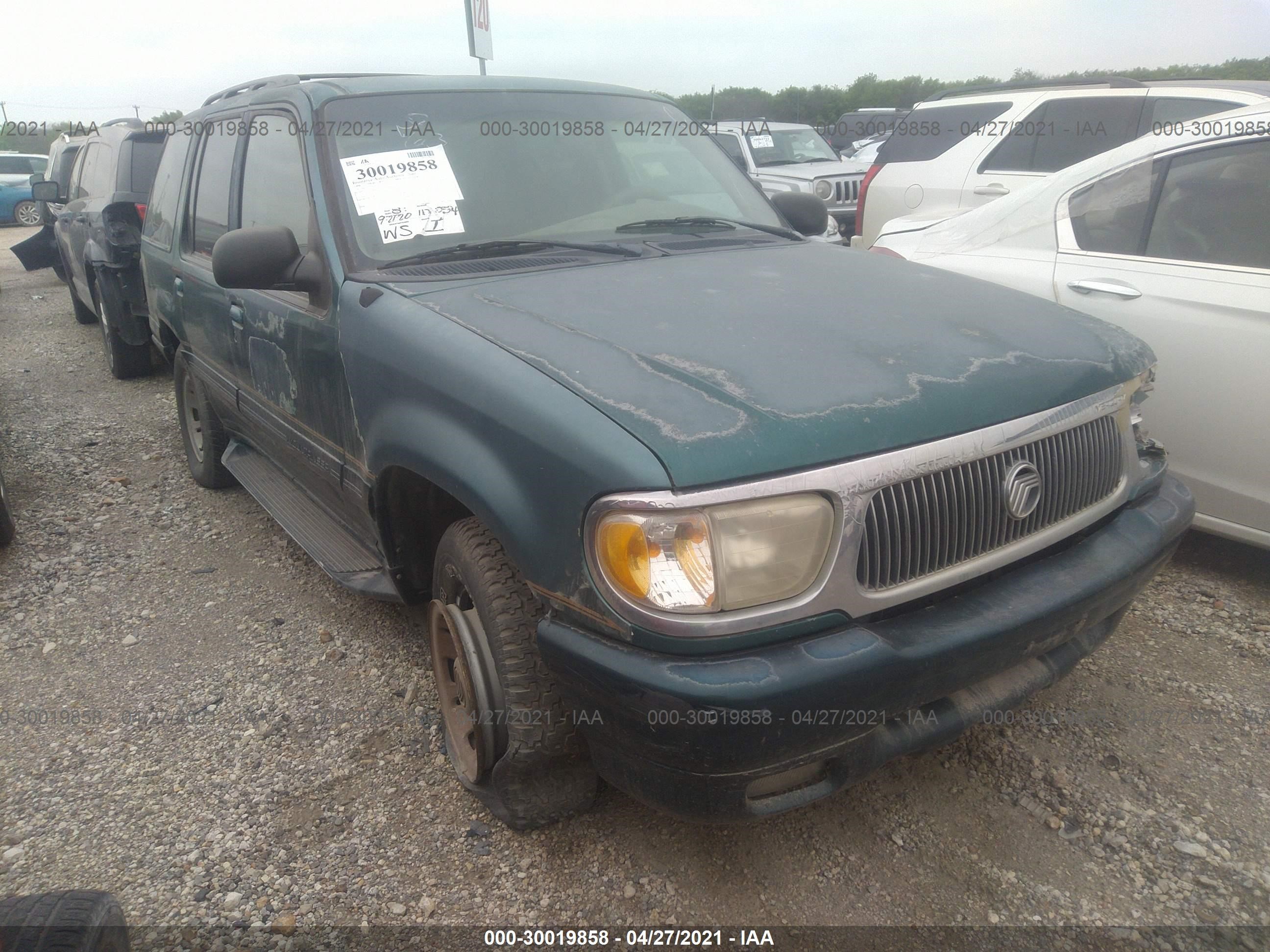 MERCURY MOUNTAINEER 1998 4m2zu52e6wuj33195