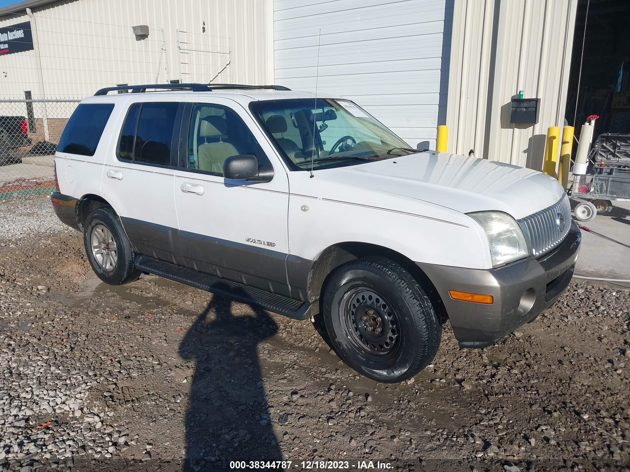 MERCURY MOUNTAINEER 2002 4m2zu66e12uj30781