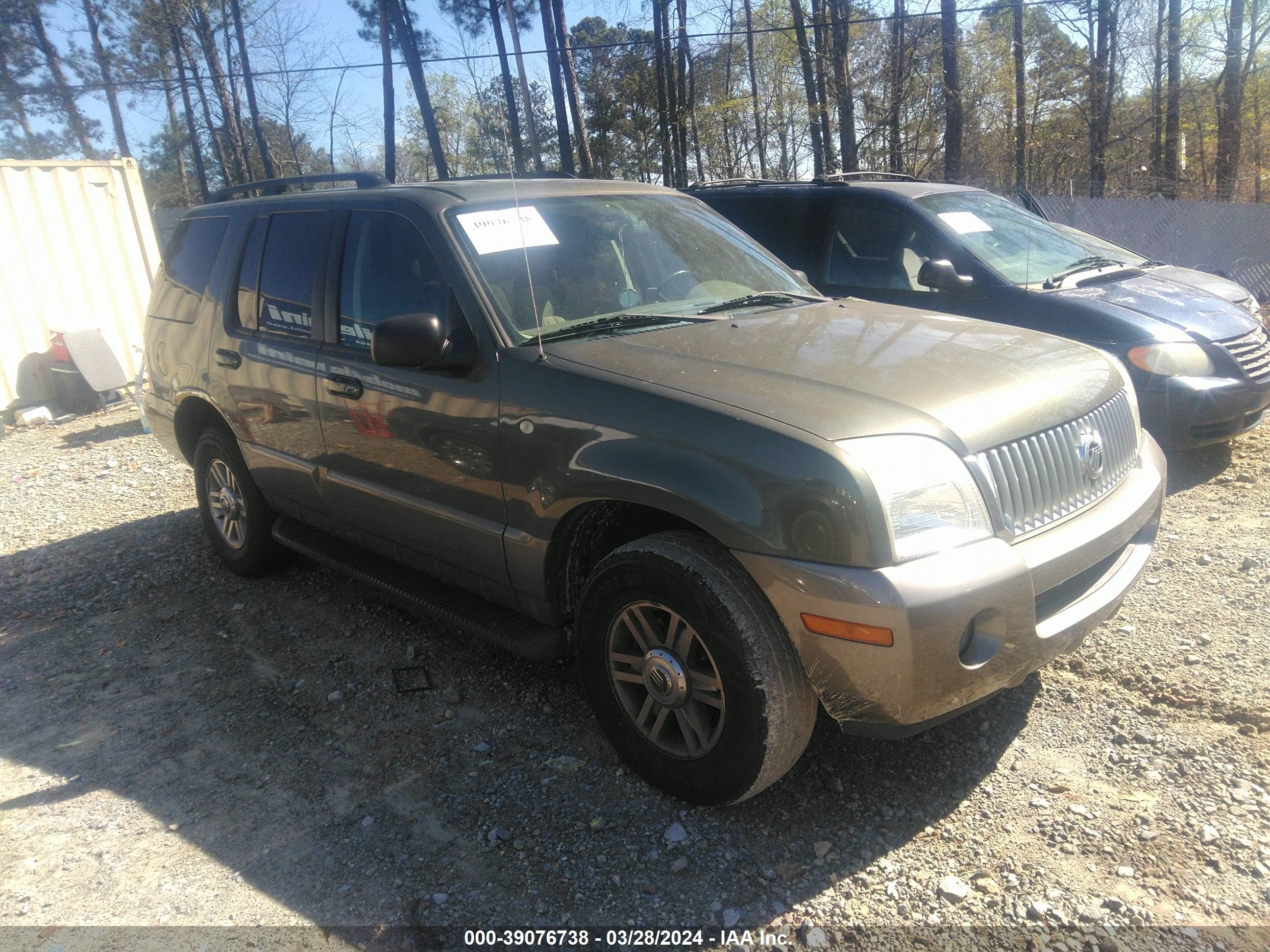 MERCURY MOUNTAINEER 2003 4m2zu66k63uj00358