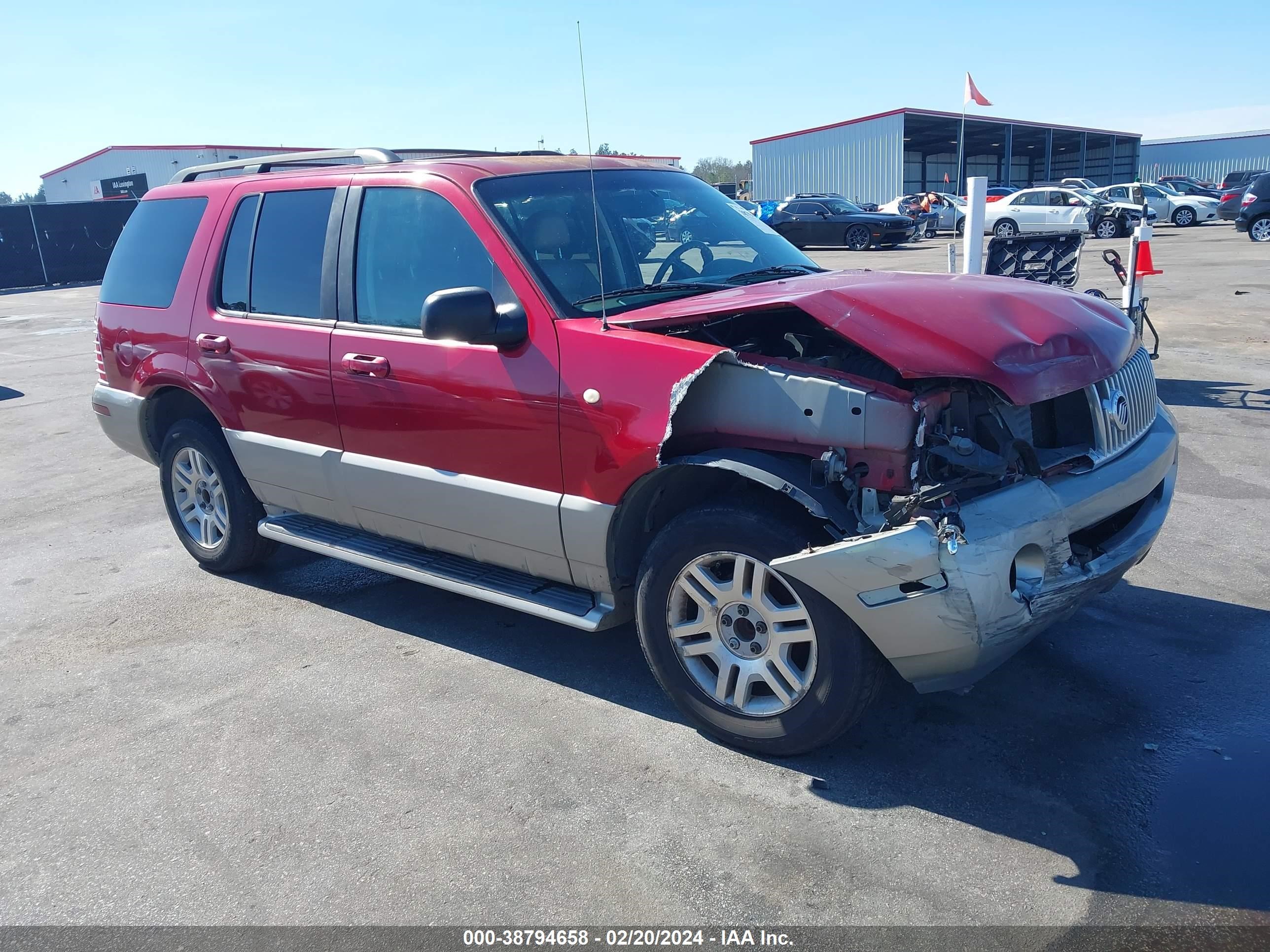 MERCURY MOUNTAINEER 2003 4m2zu66w63uj05319