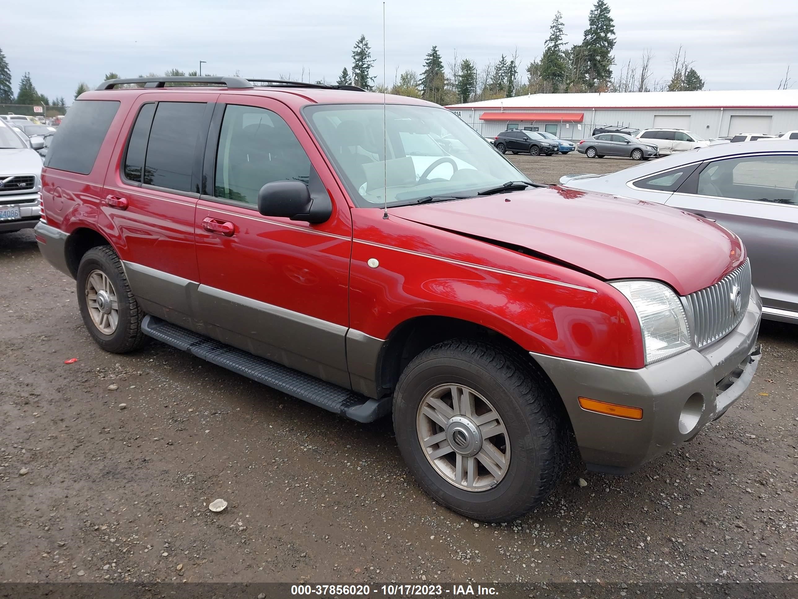 MERCURY MOUNTAINEER 2003 4m2zu86k63uj01487