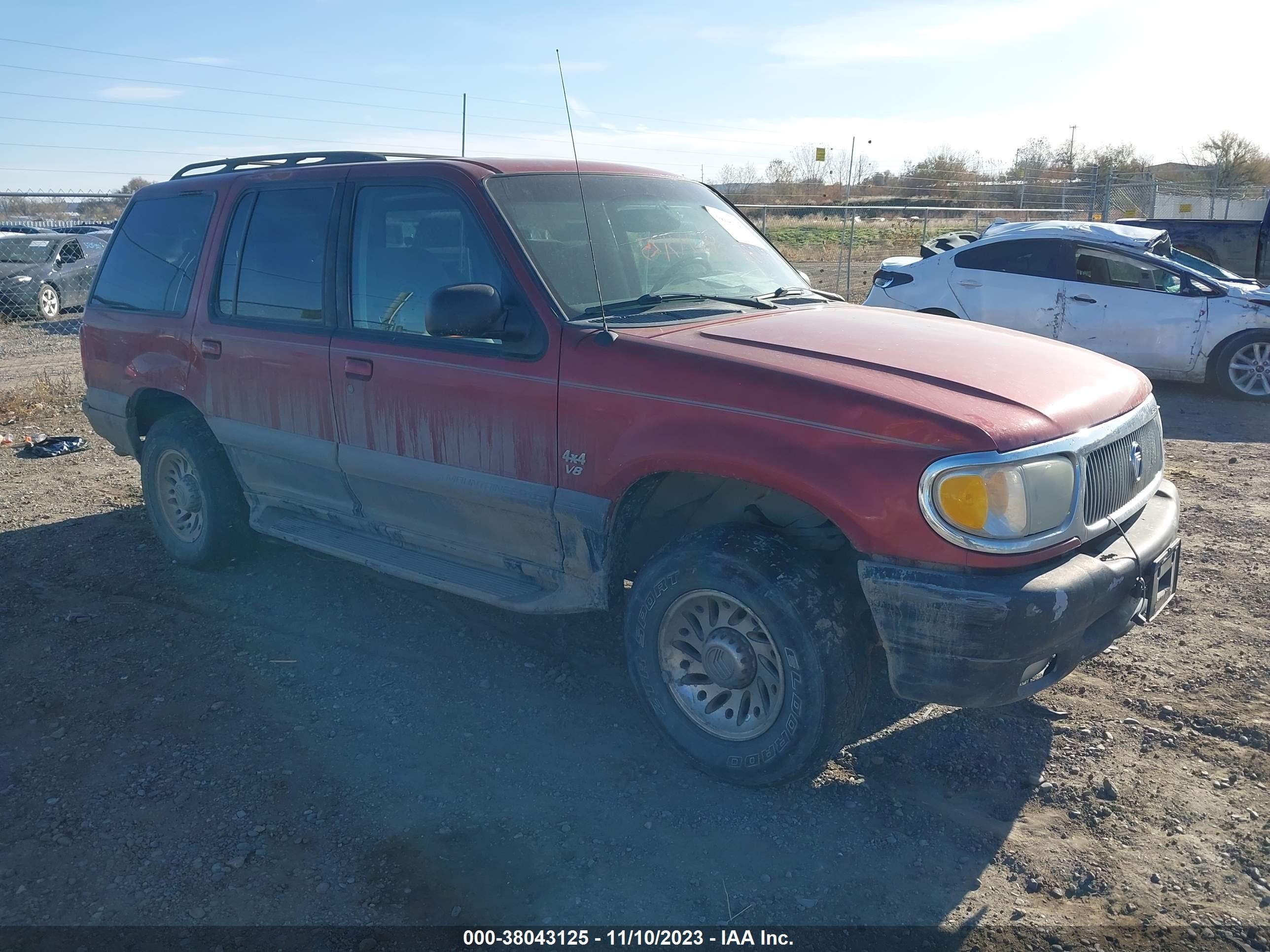 MERCURY MOUNTAINEER 2001 4m2zu86p51uj08732