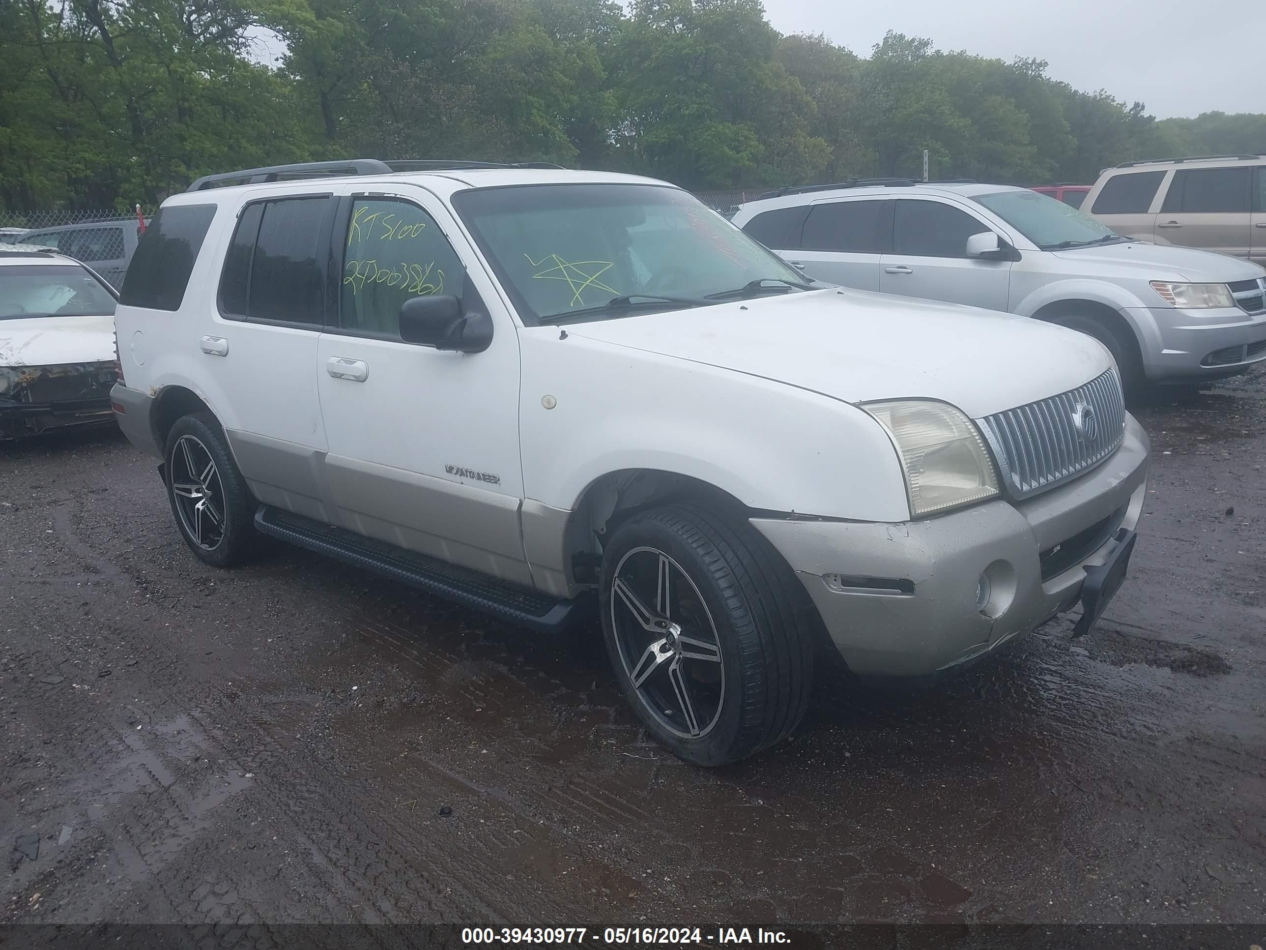 MERCURY MOUNTAINEER 2002 4m2zu86w22uj36769