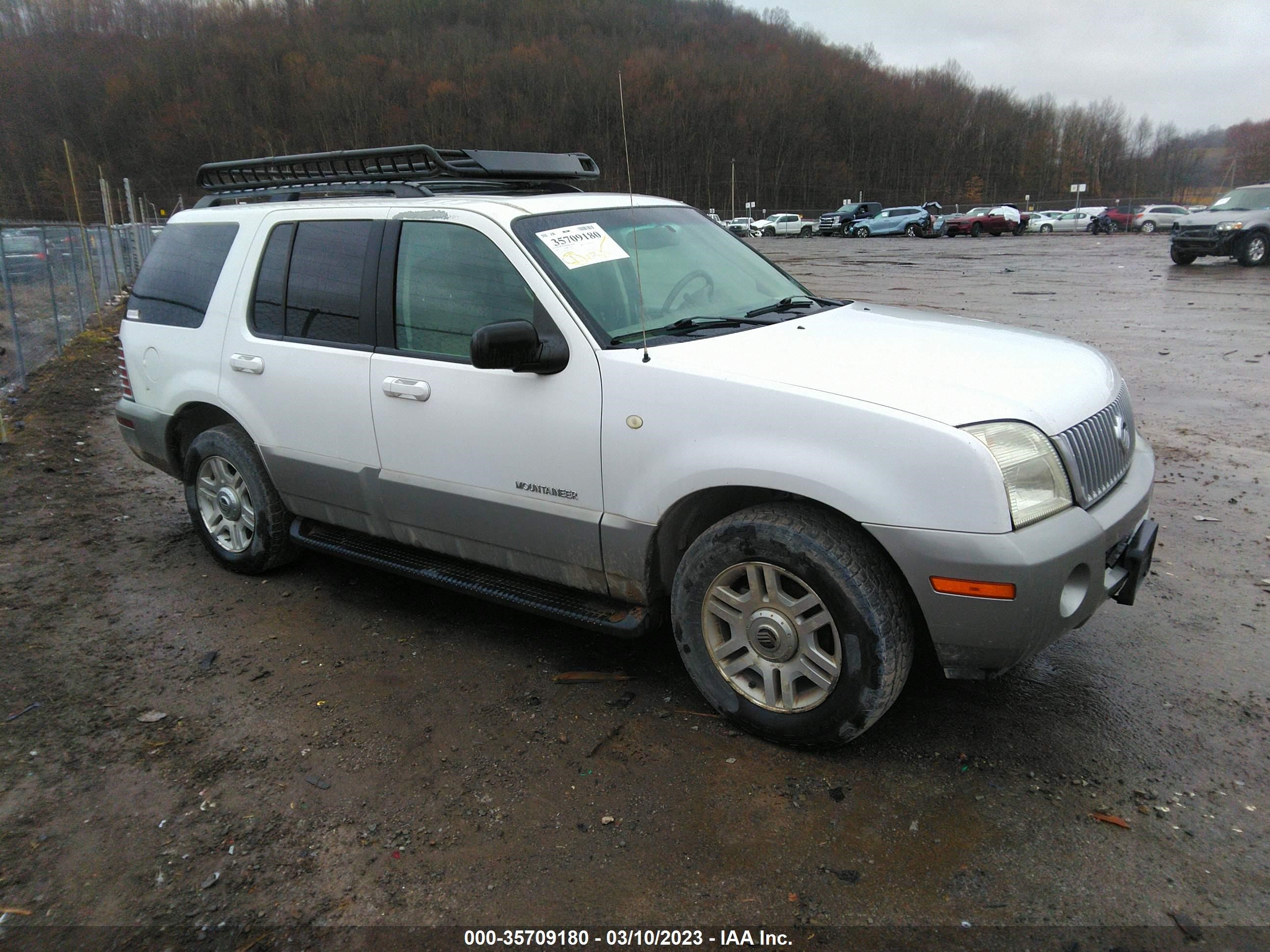 MERCURY MOUNTAINEER 2002 4m2zu86w42uj34019