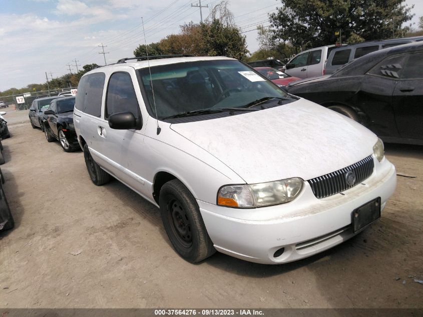 MERCURY VILLAGER 2001 4m2zv11t31dj15025