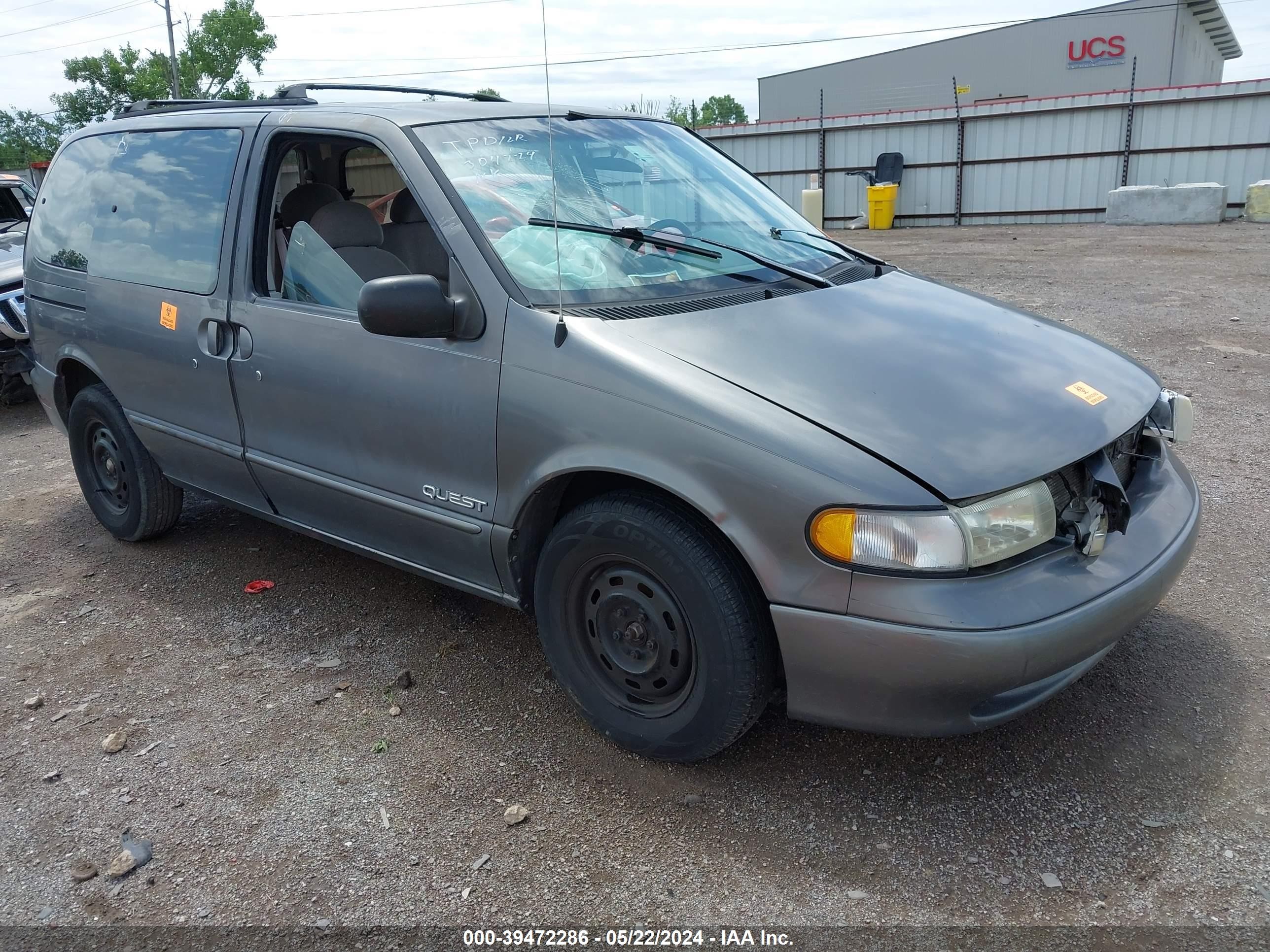 NISSAN QUEST 1997 4n2dn1111vd830516