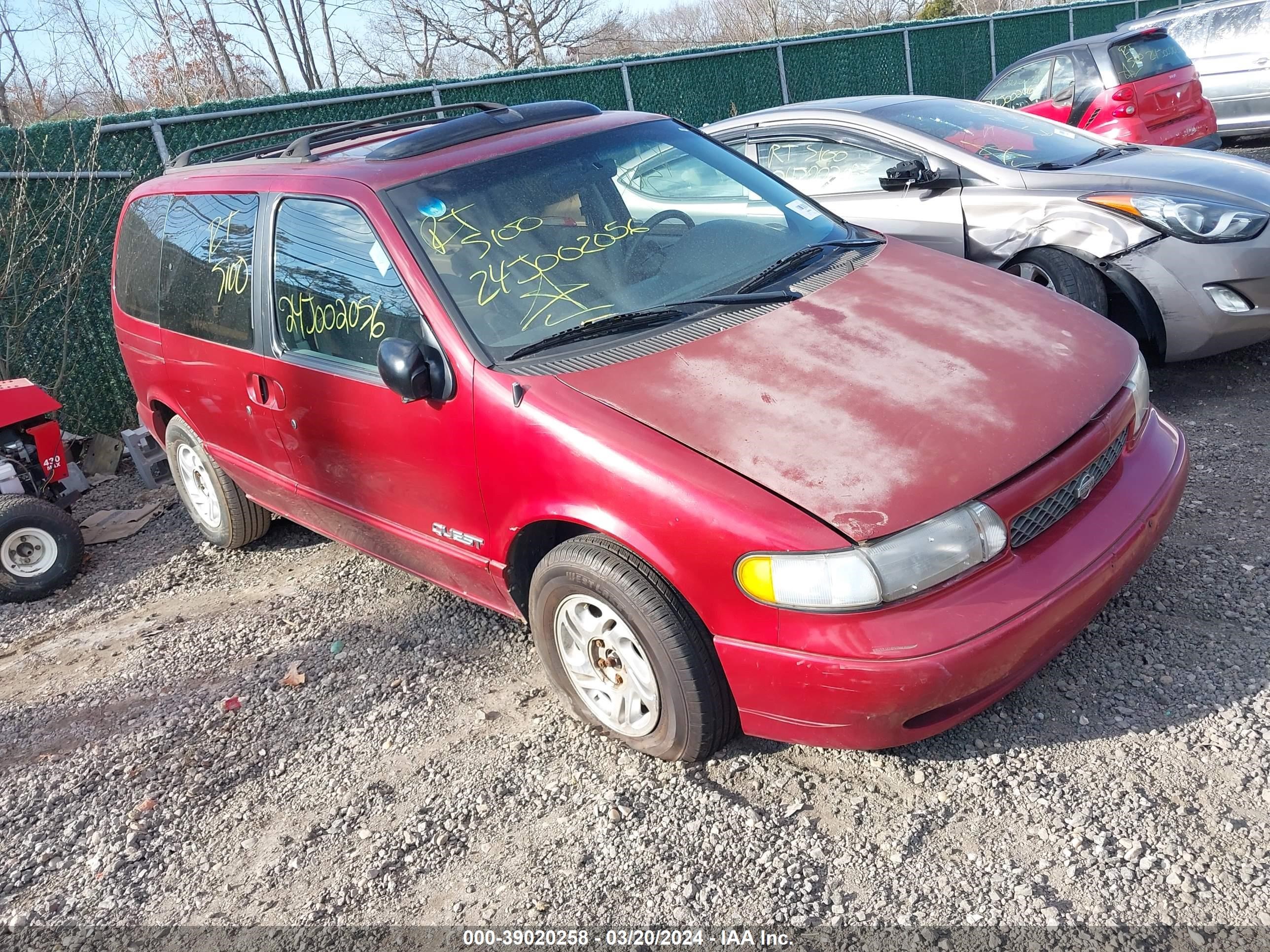 NISSAN QUEST 1997 4n2dn1116vd855928