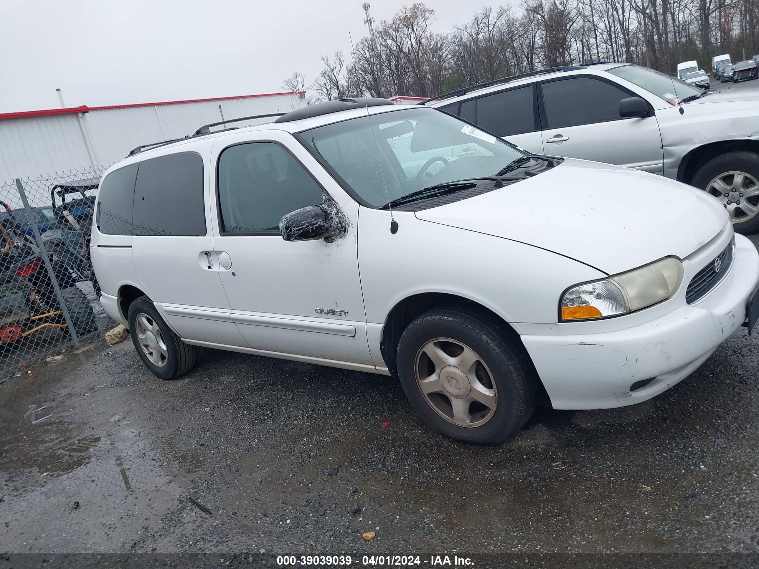 NISSAN QUEST 1999 4n2xn11t0xd825969