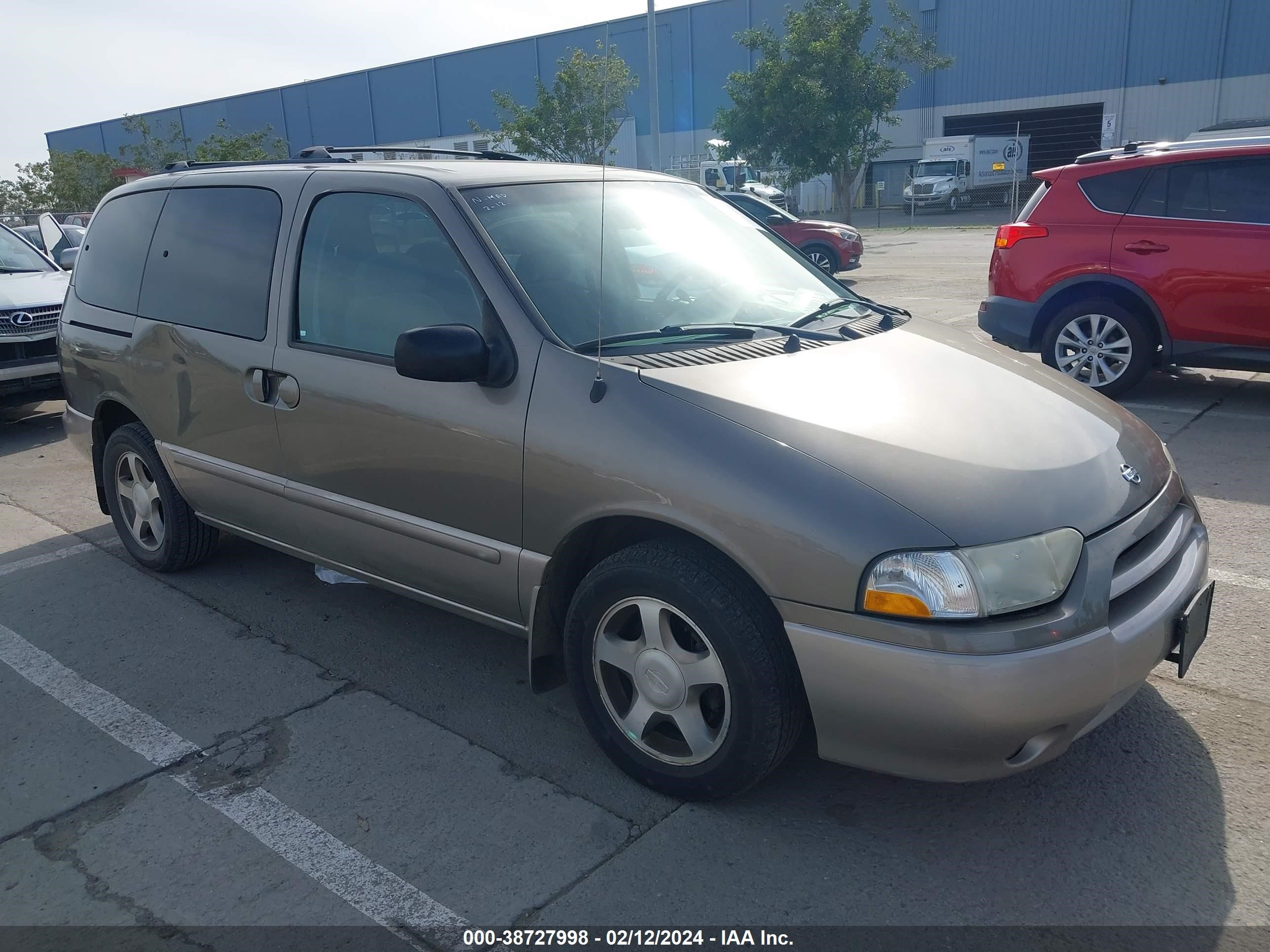 NISSAN QUEST 2002 4n2zn16t92d818870