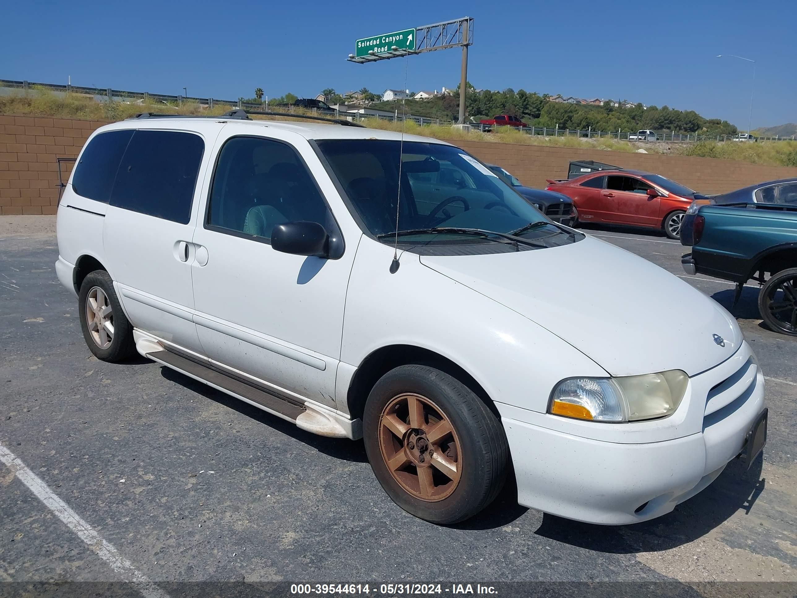 NISSAN QUEST 2001 4n2zn17t31d813998