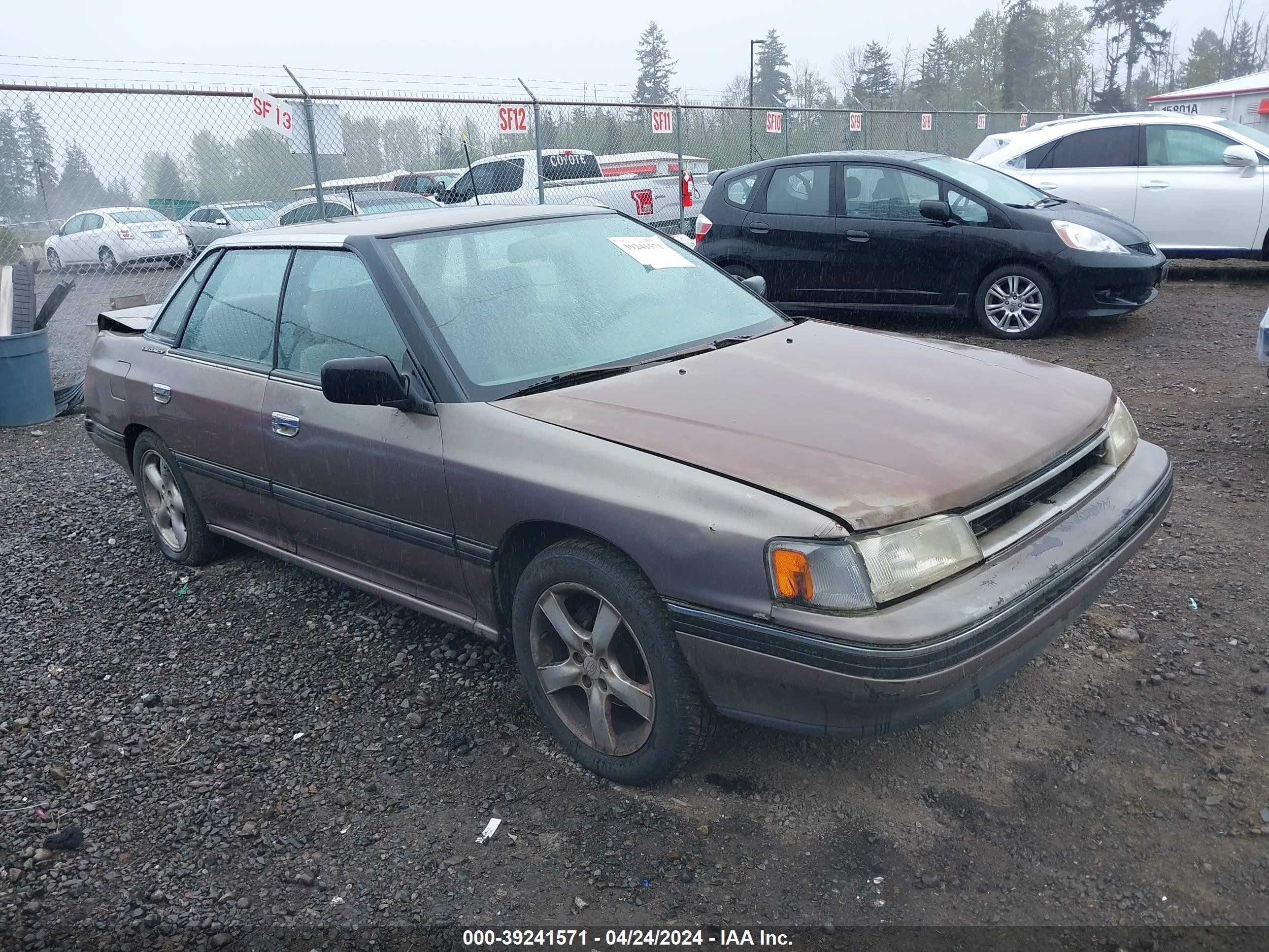 SUBARU LEGACY 1991 4s3bc6328m9622041