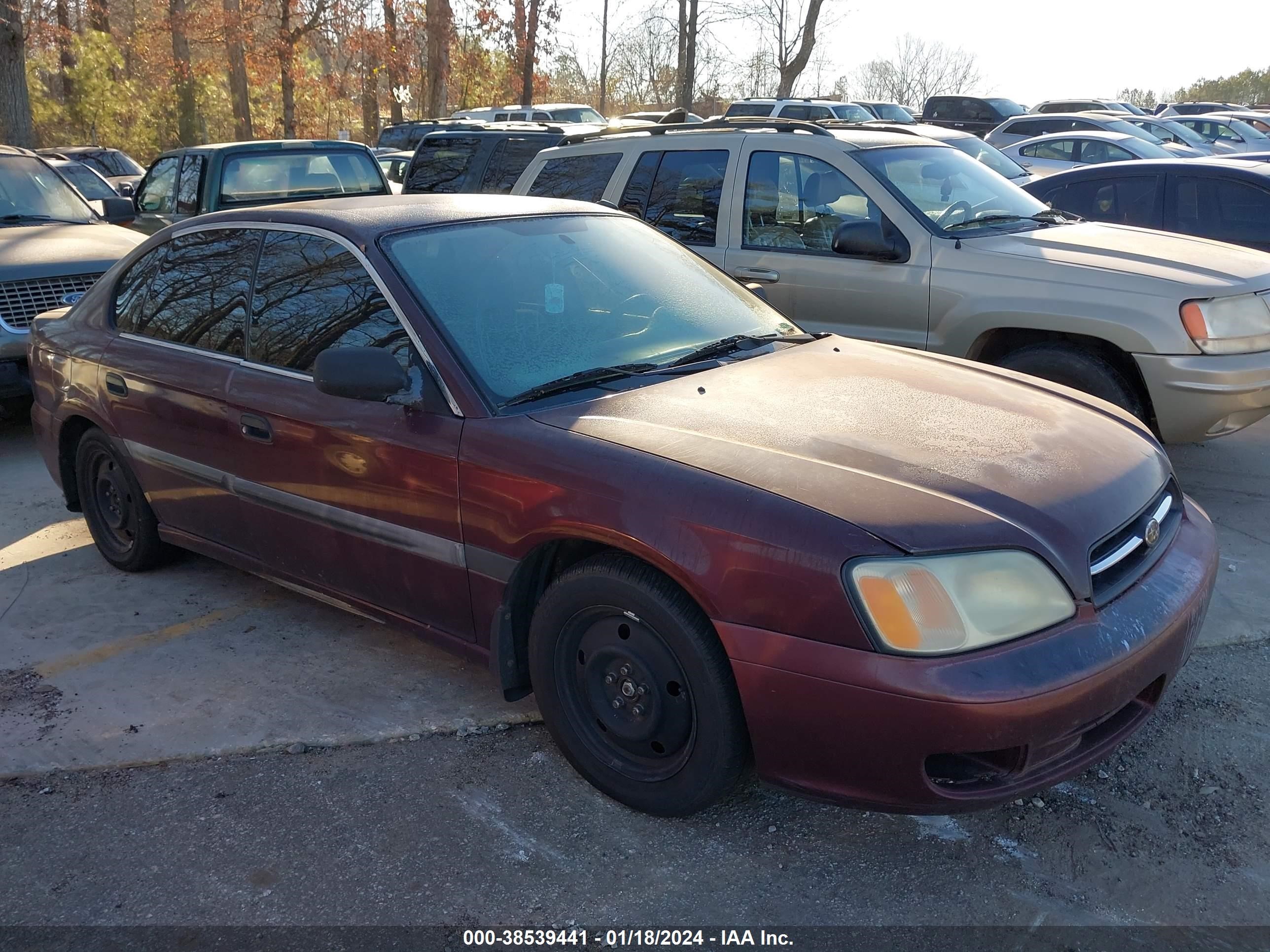 SUBARU LEGACY 2001 4s3be635217207907