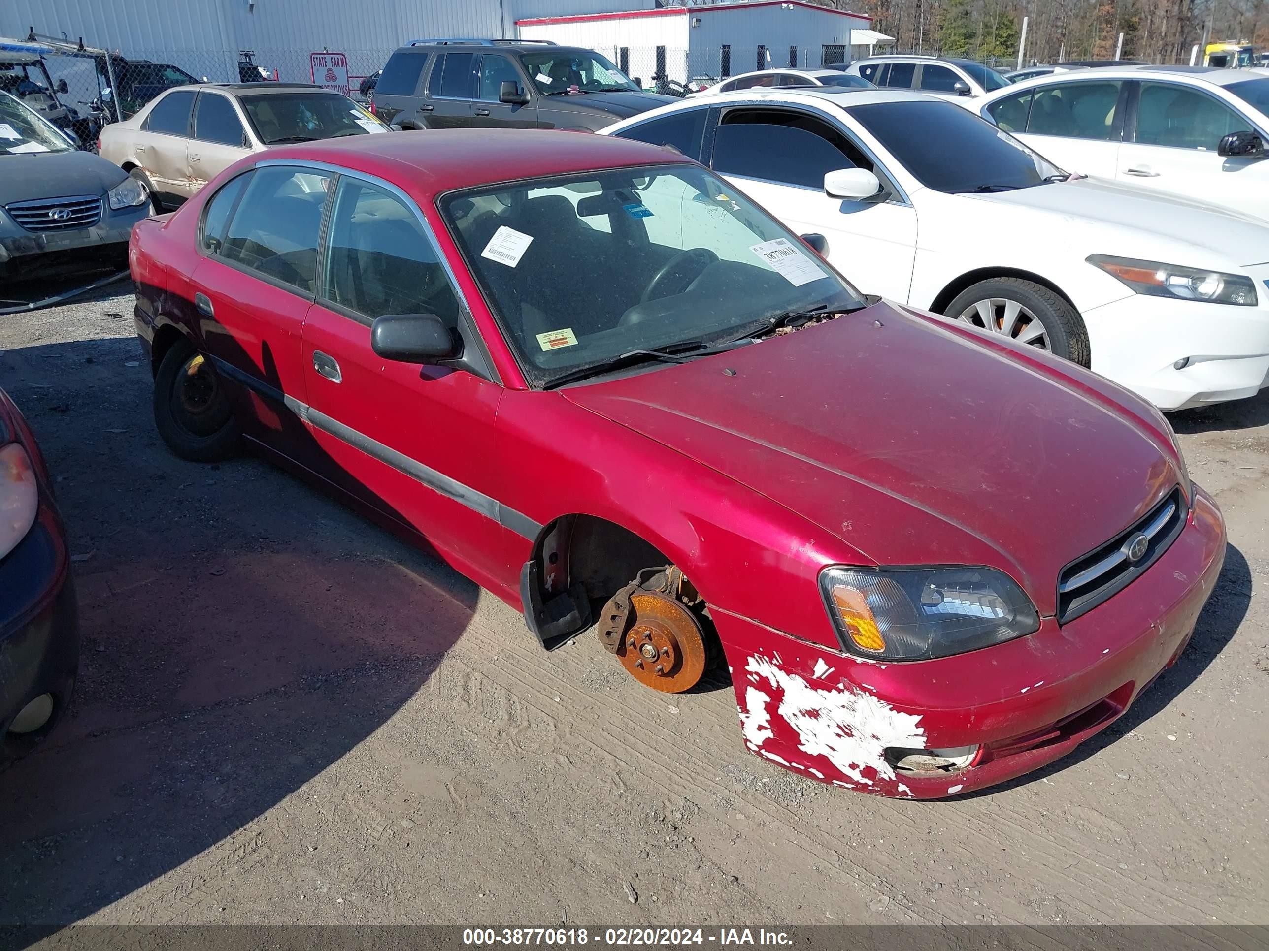 SUBARU LEGACY 2001 4s3be635917209430