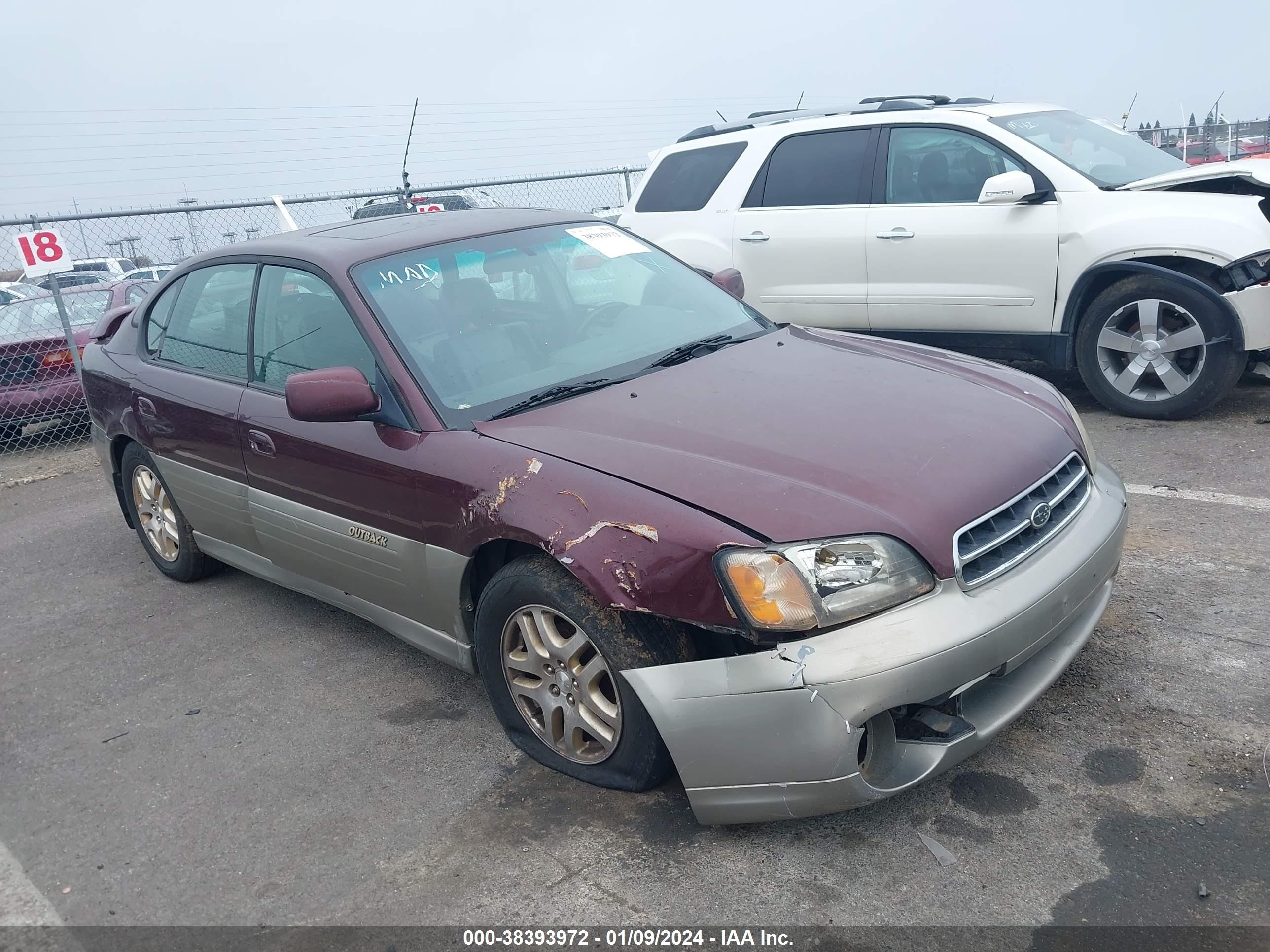 SUBARU OUTBACK 2000 4s3be6863y7207622