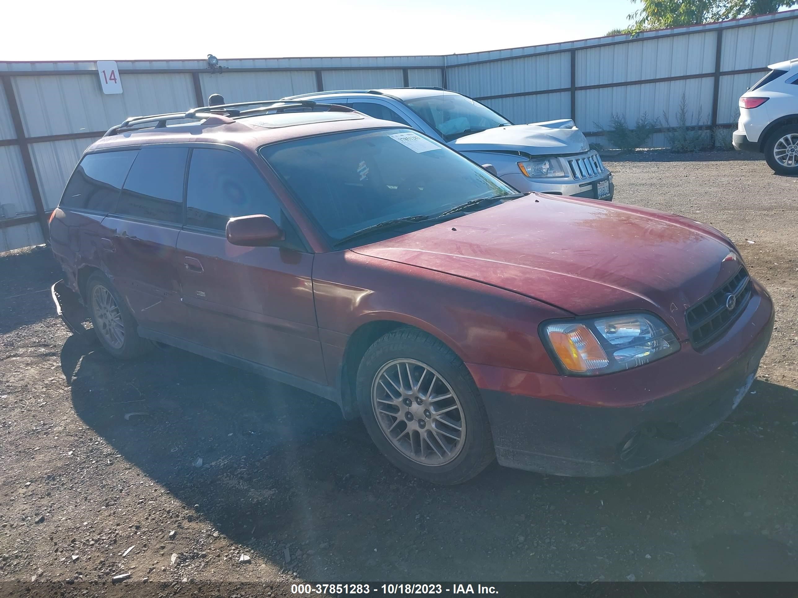 SUBARU LEGACY 2003 4s3bh635037305232