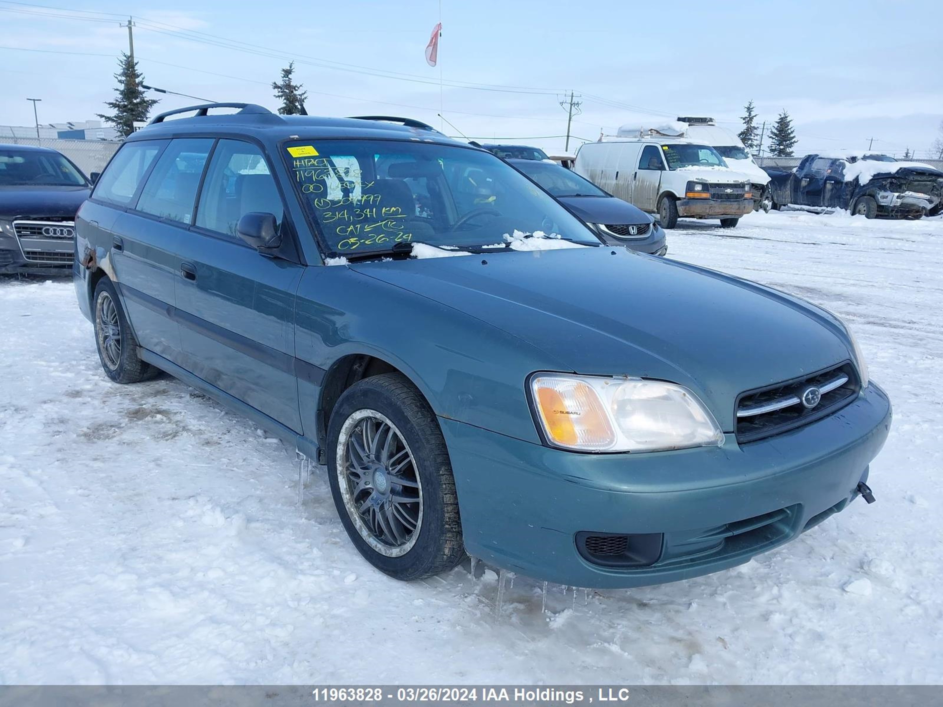 SUBARU LEGACY 2000 4s3bh6353y7309797