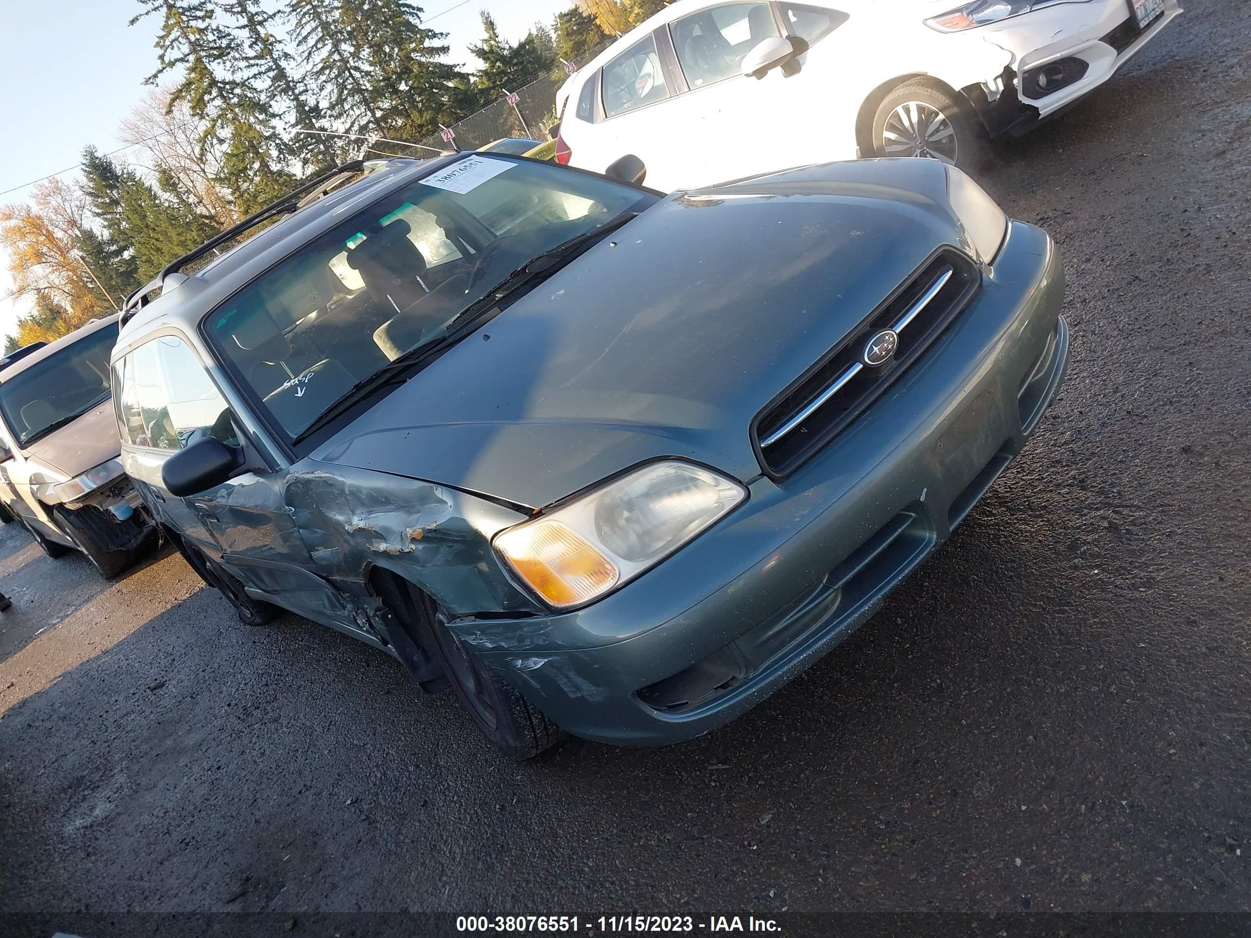 SUBARU LEGACY 2002 4s3bh635926307727