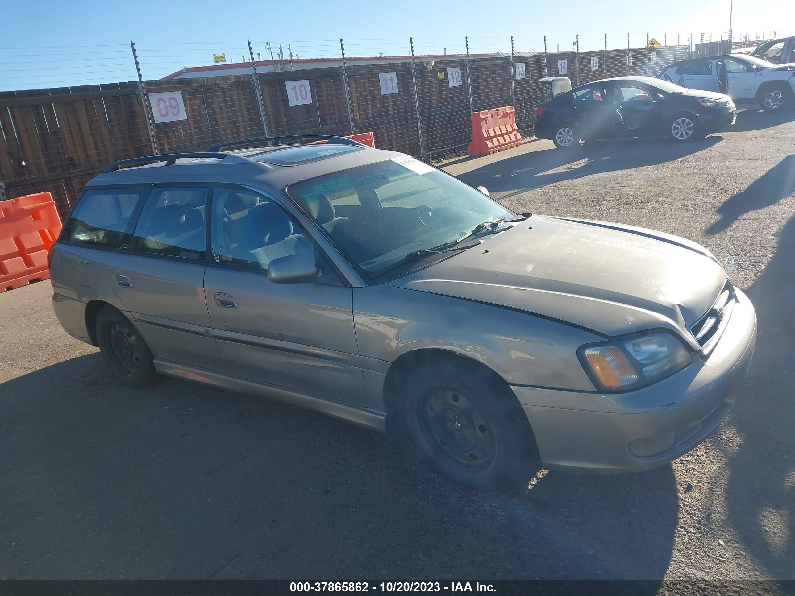 SUBARU LEGACY 2002 4s3bh645127311117