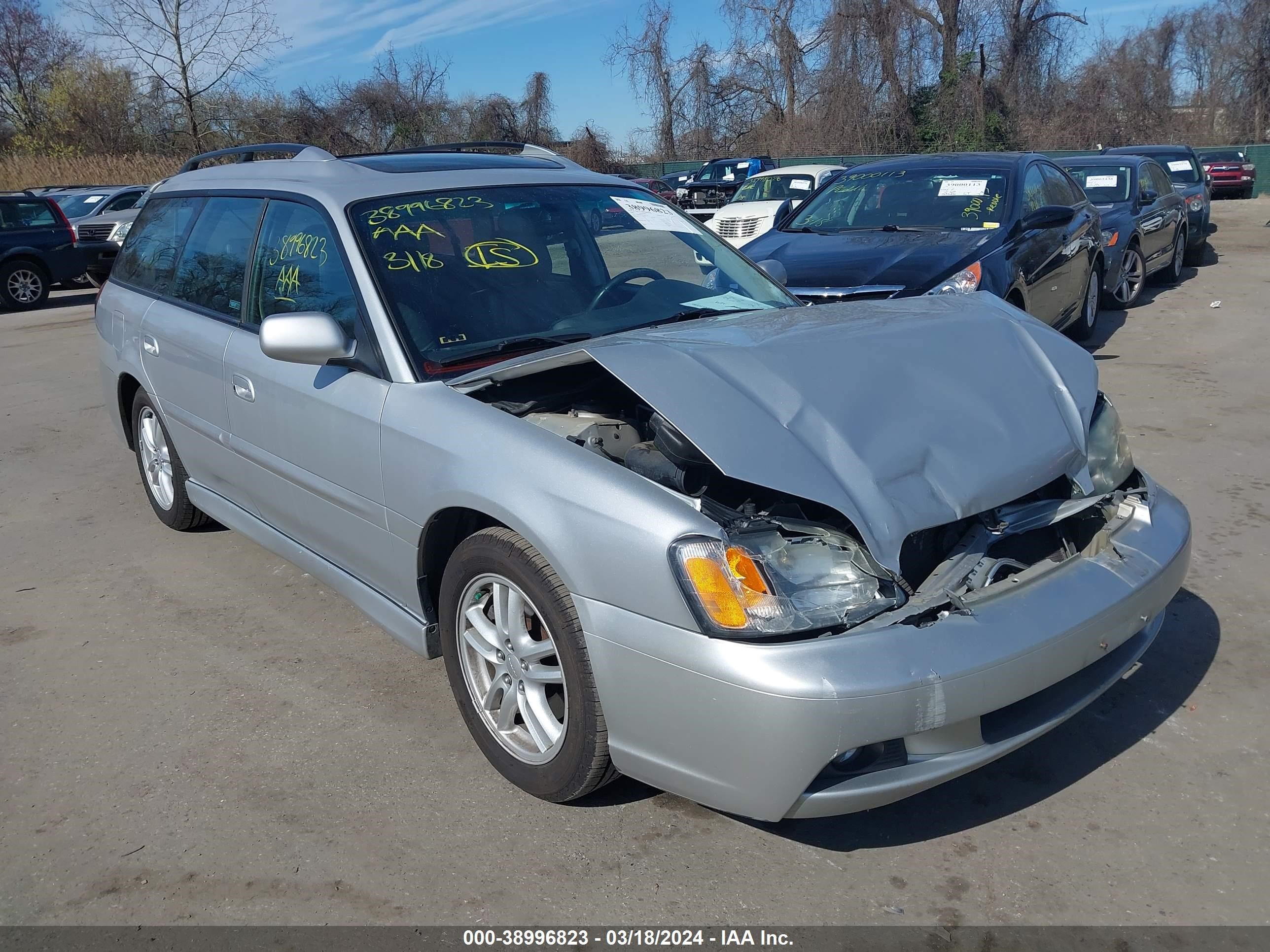 SUBARU LEGACY 2003 4s3bh646935302123