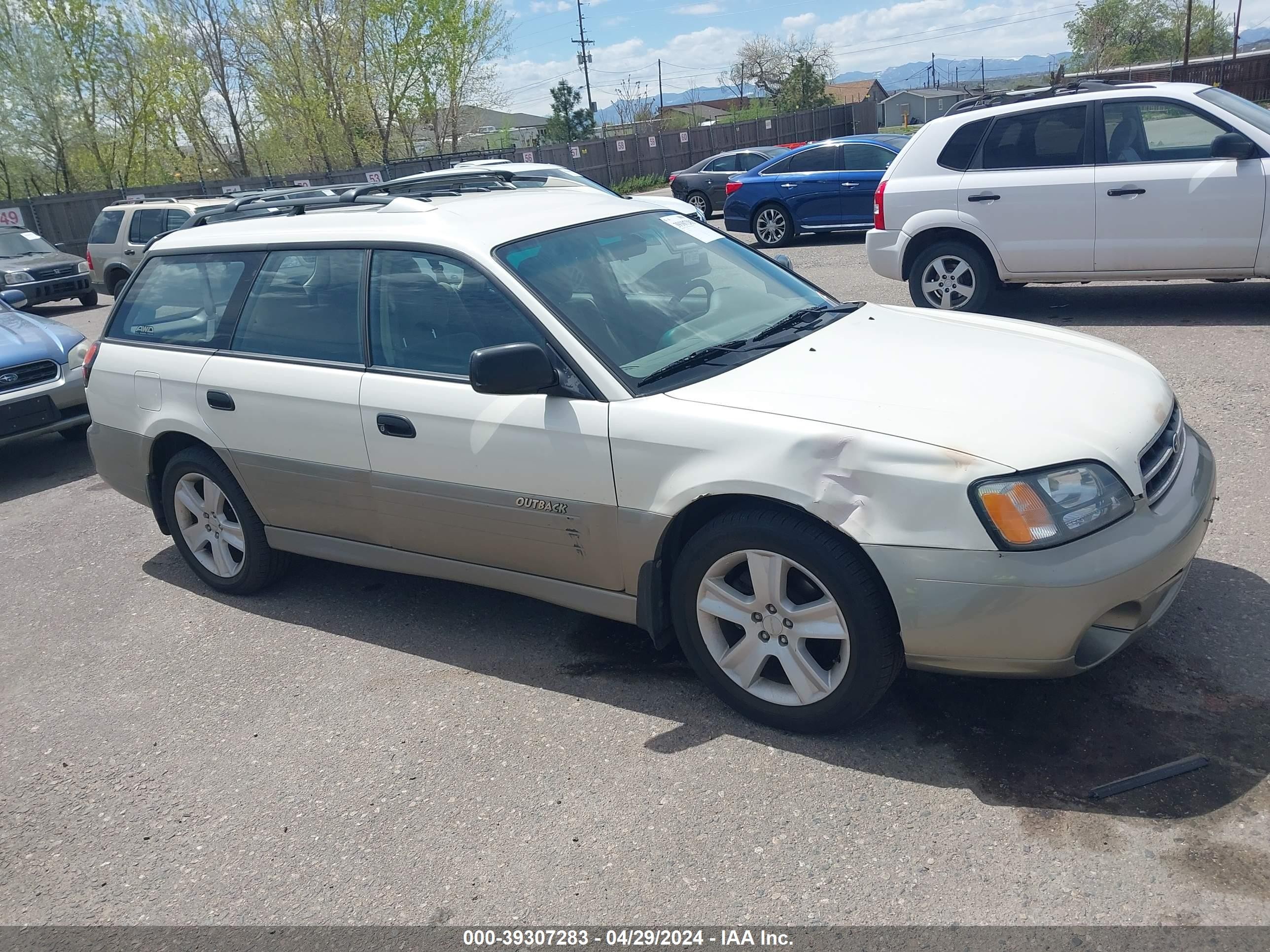 SUBARU OUTBACK 2002 4s3bh665226614359