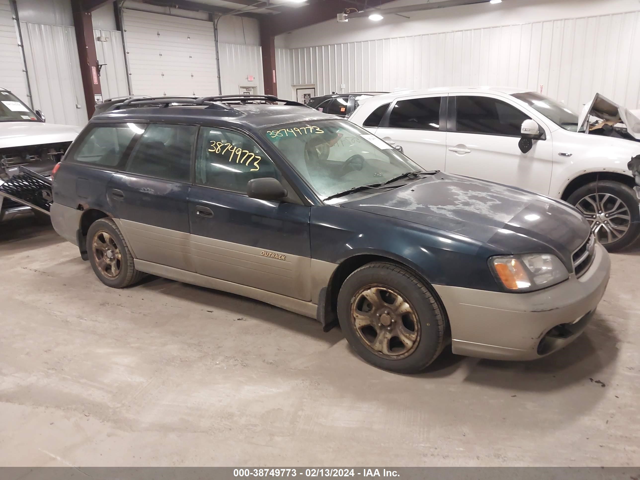 SUBARU OUTBACK 2002 4s3bh665327603817