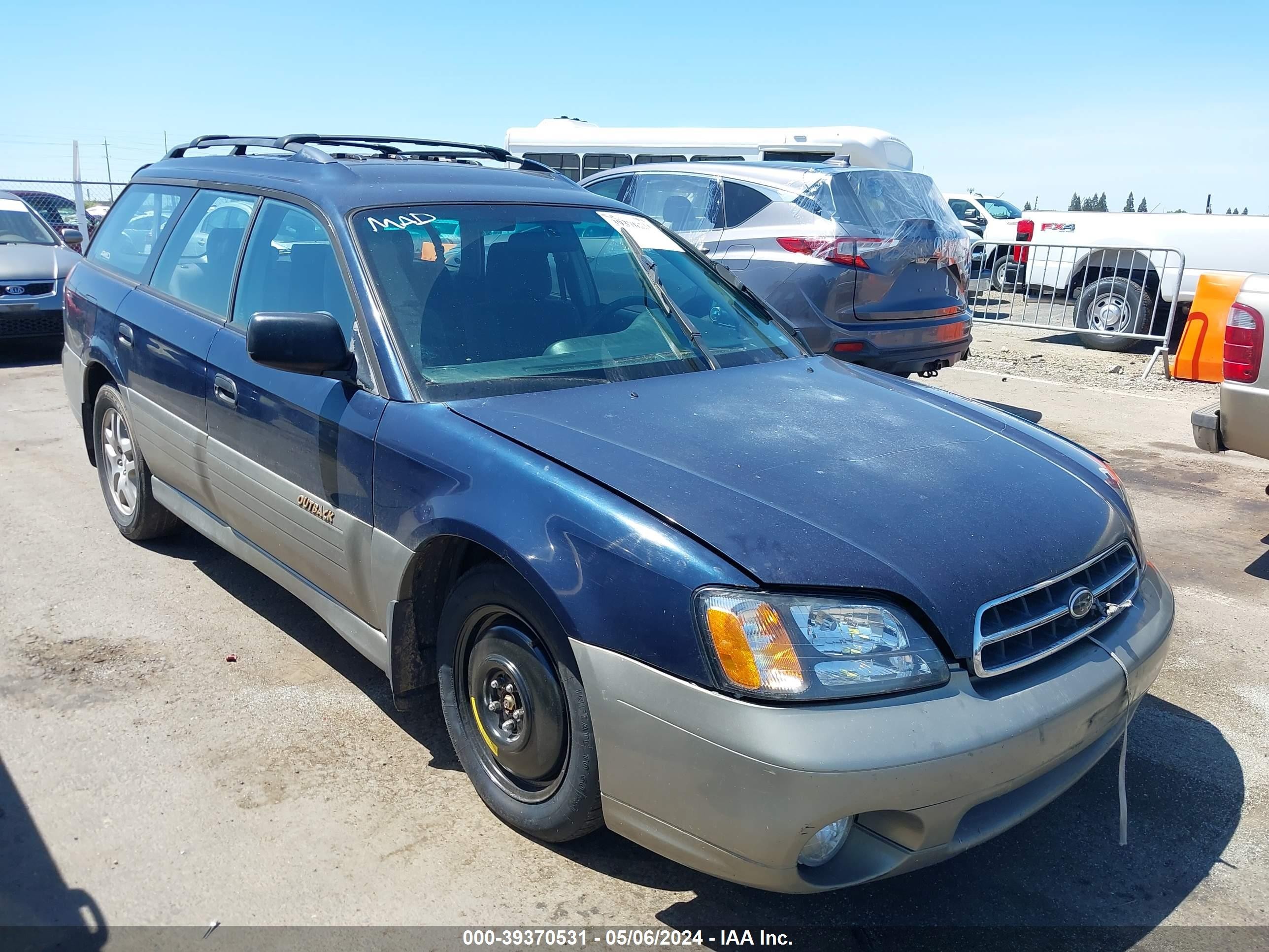 SUBARU OUTBACK 2002 4s3bh665327655786