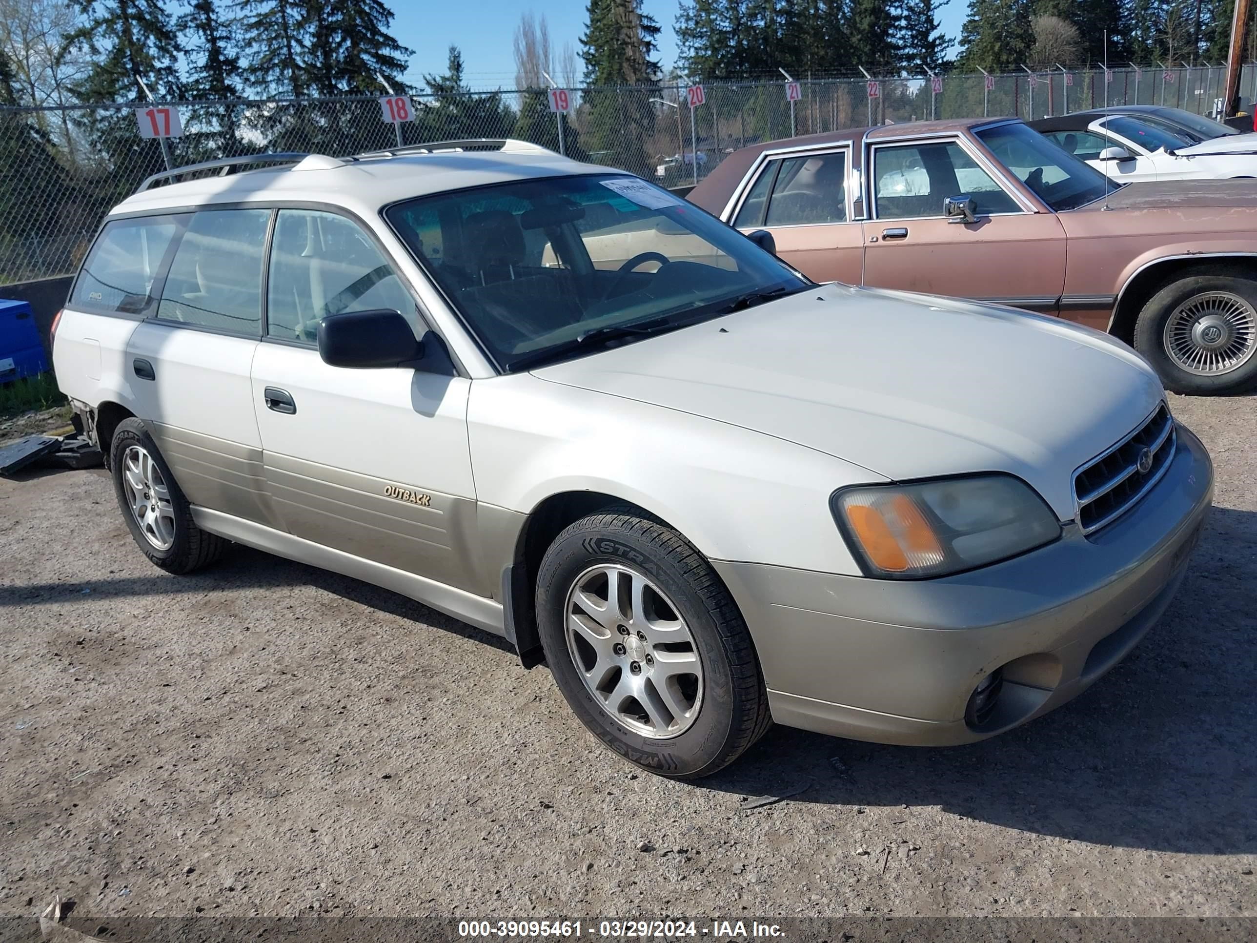 SUBARU OUTBACK 2002 4s3bh665427633005