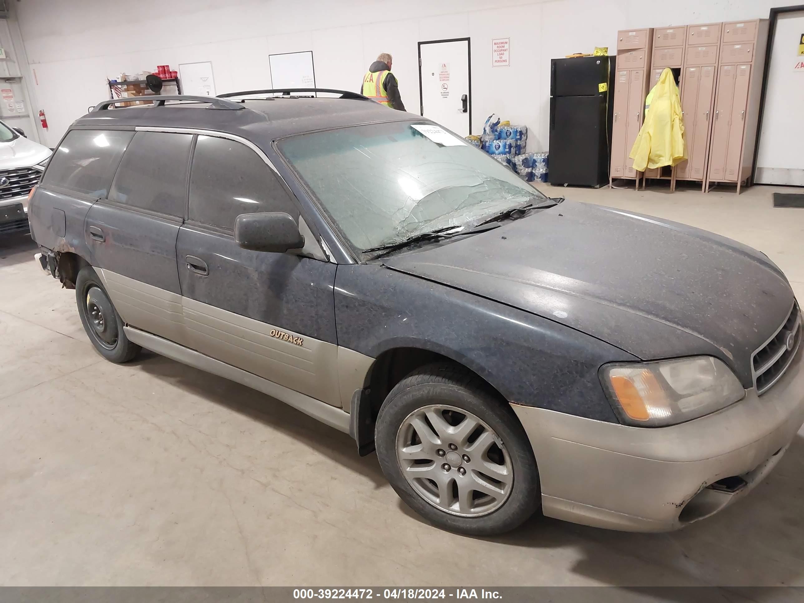 SUBARU OUTBACK 2002 4s3bh665627661579