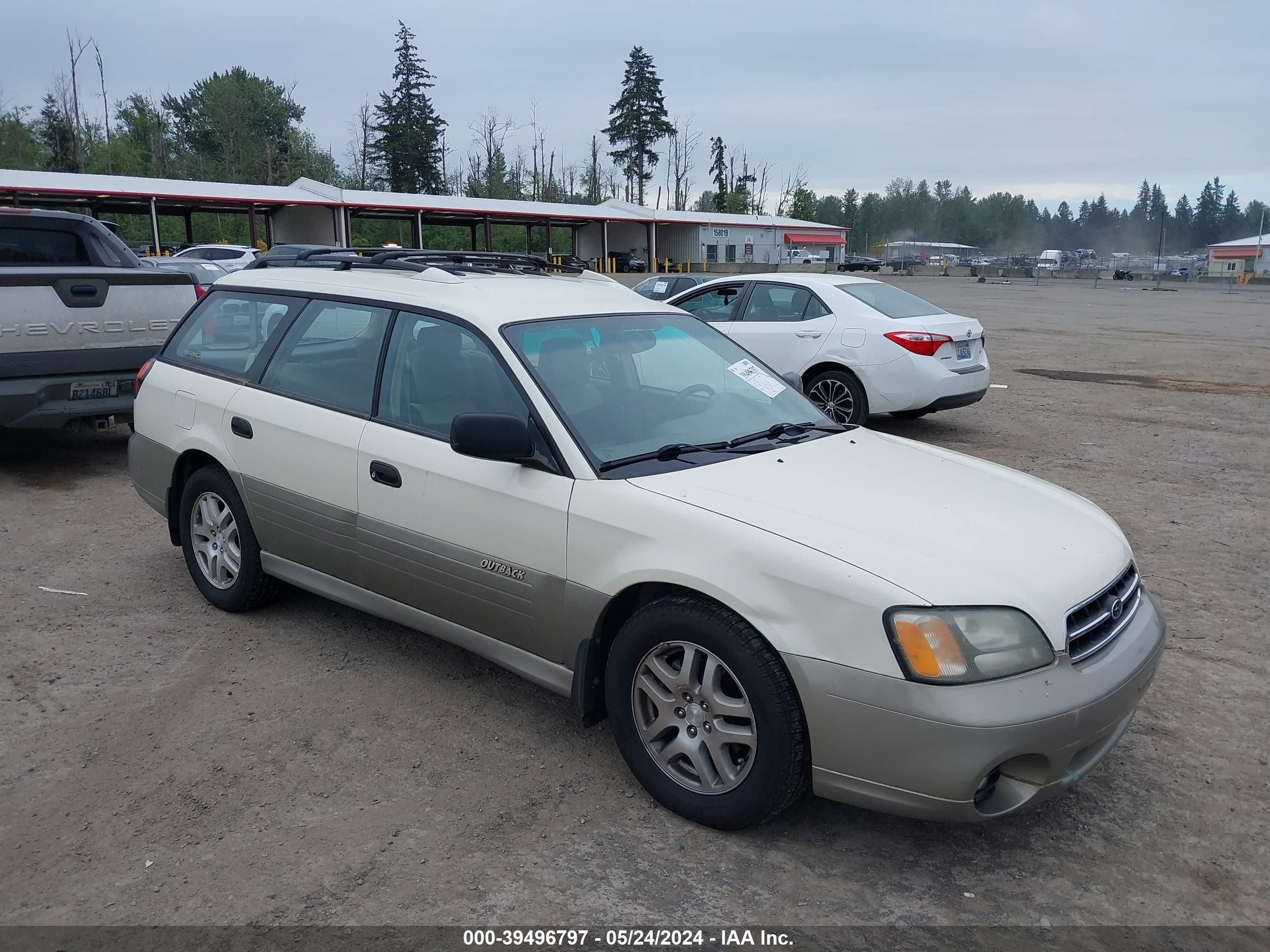 SUBARU OUTBACK 2002 4s3bh665827664550