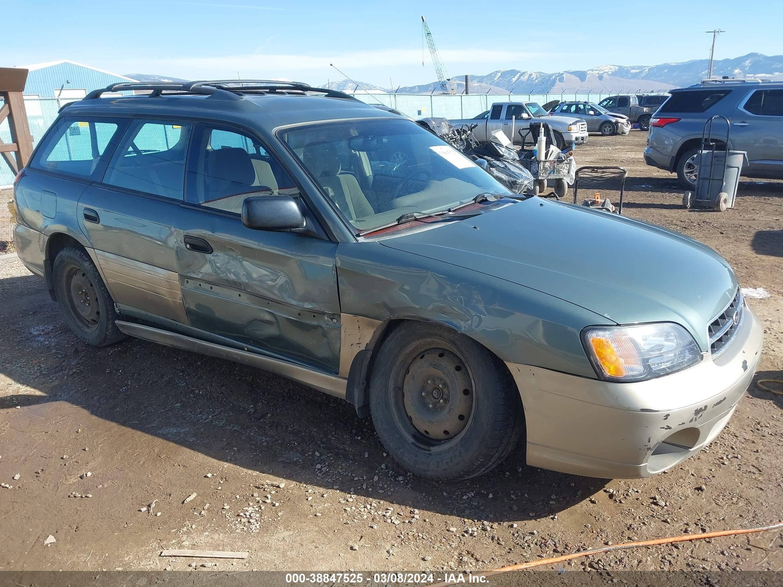 SUBARU OUTBACK 2001 4s3bh675117616417