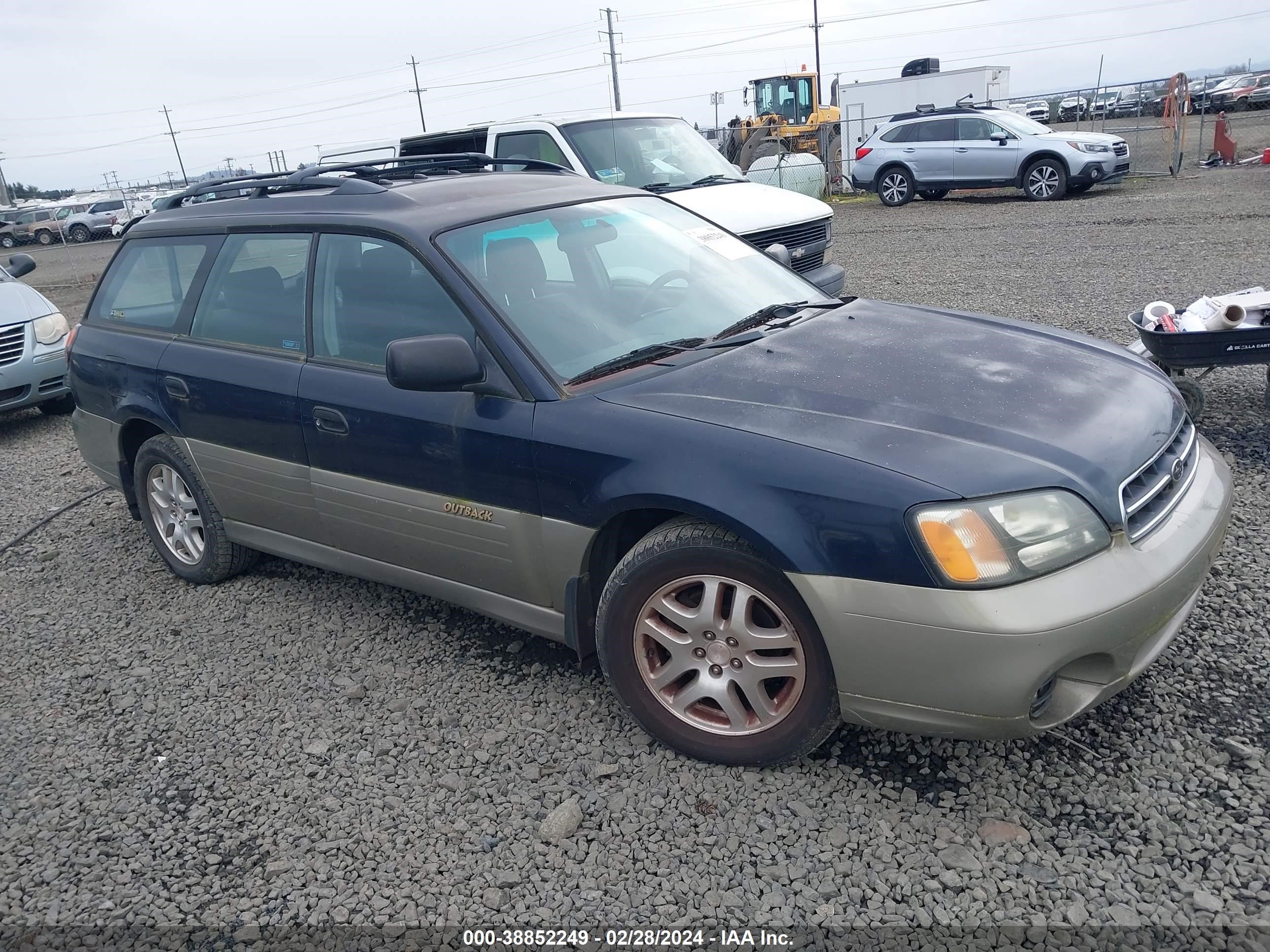 SUBARU OUTBACK 2002 4s3bh675127630416