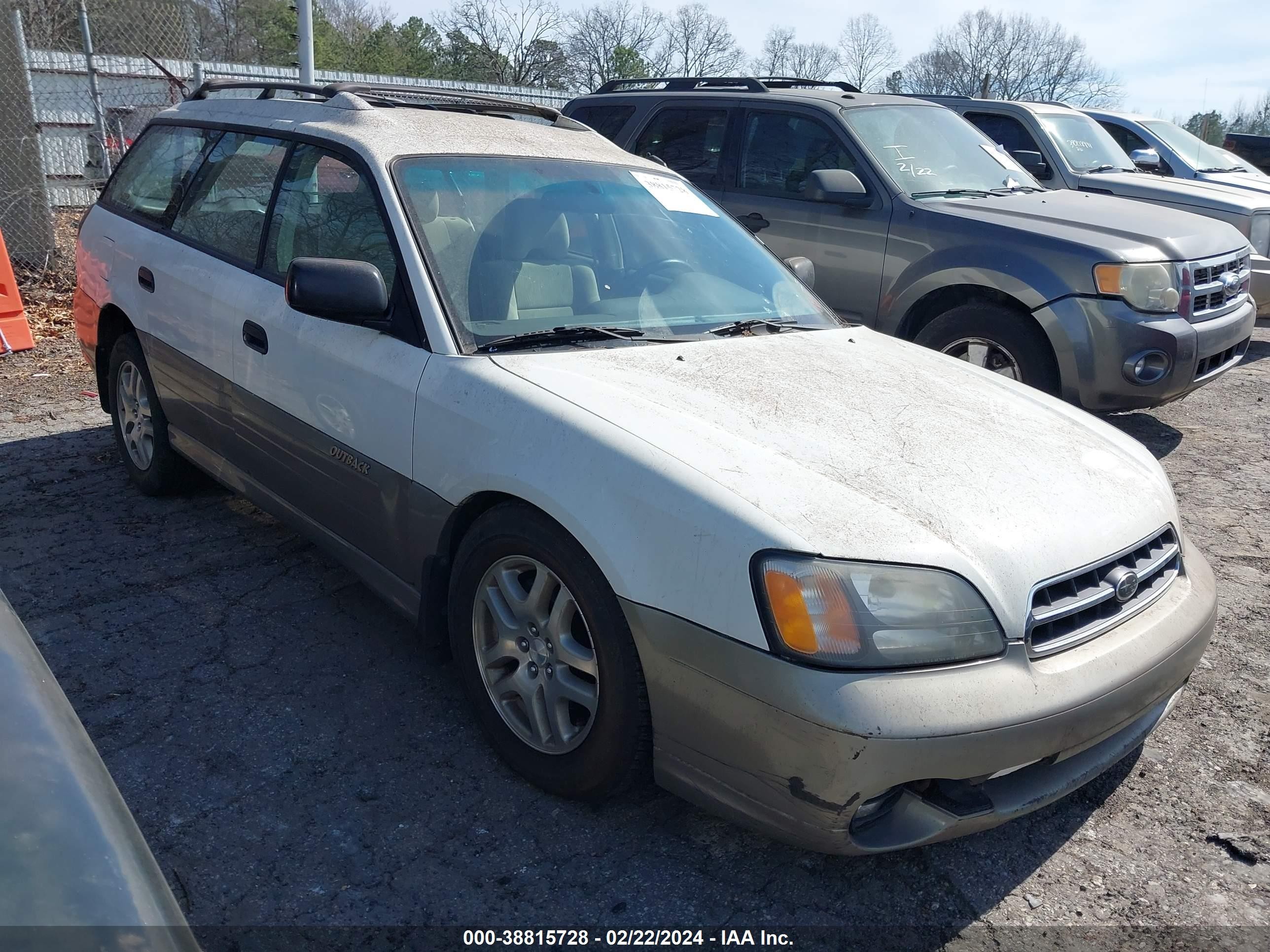 SUBARU OUTBACK 2001 4s3bh675217614398