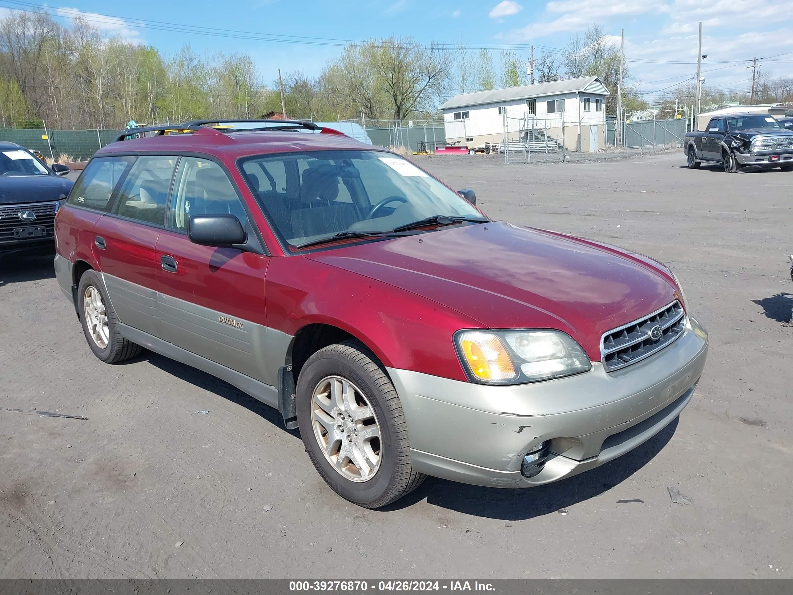 SUBARU OUTBACK 2002 4s3bh675327628652