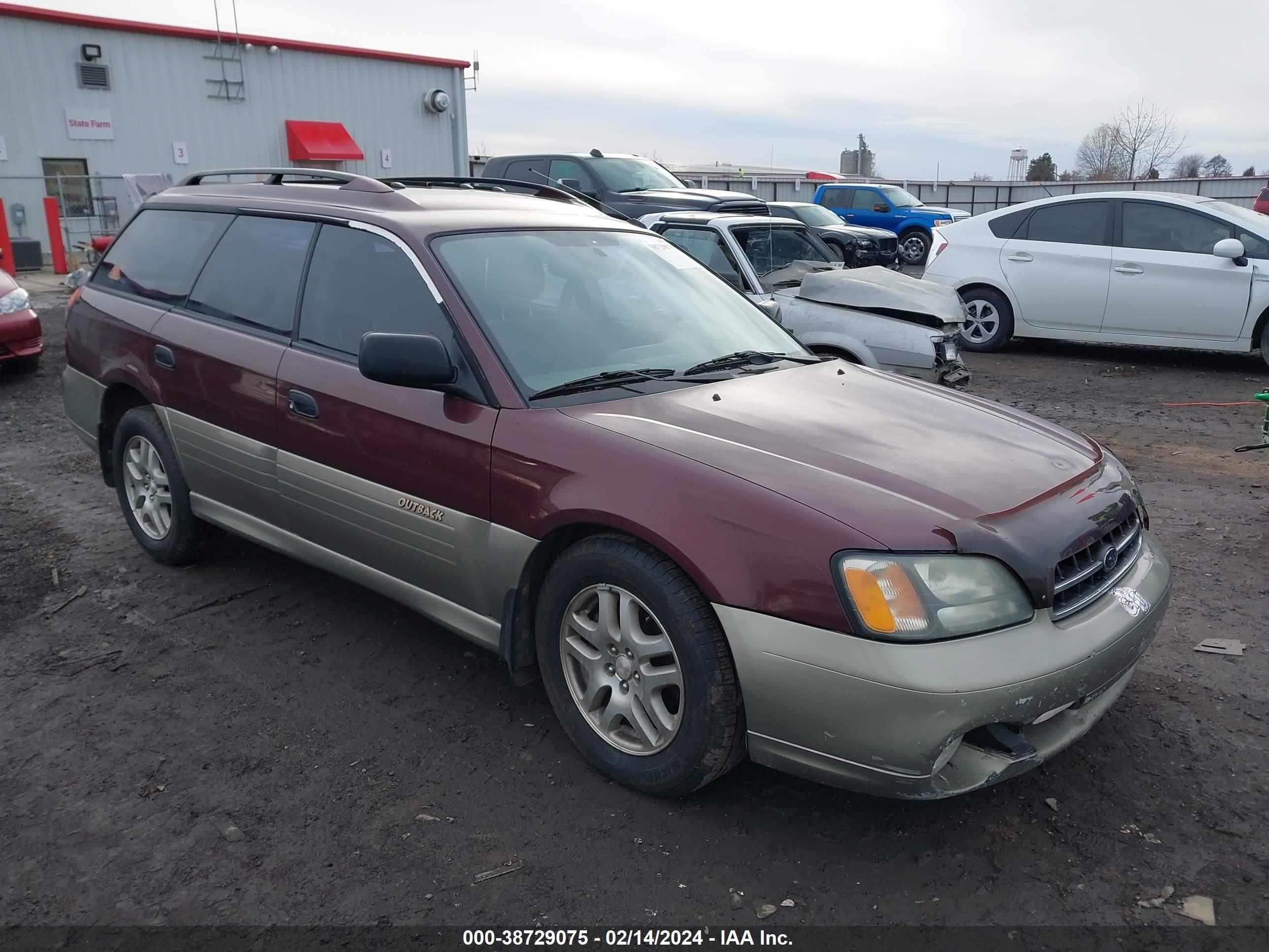 SUBARU OUTBACK 2001 4s3bh675617642222