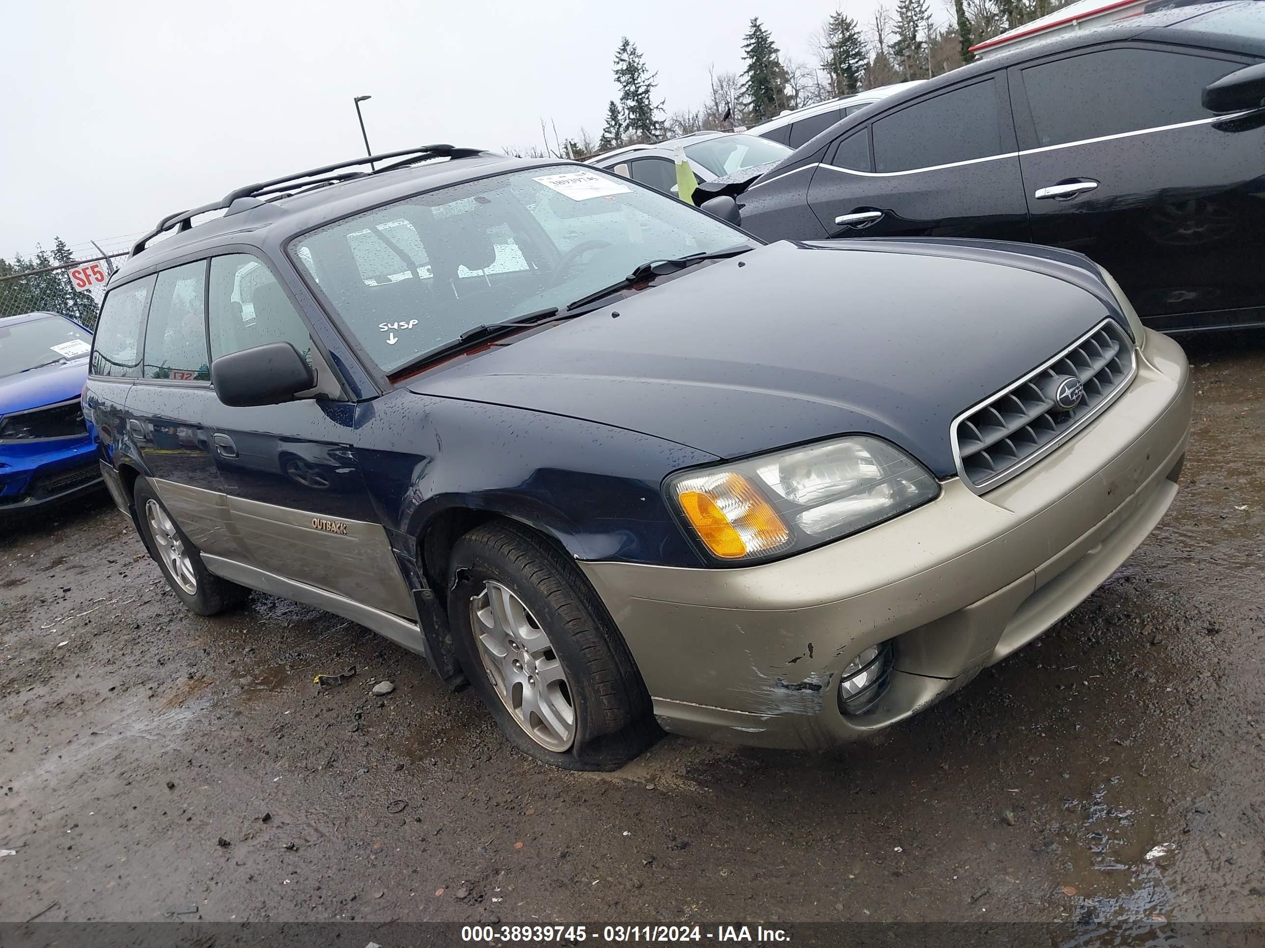 SUBARU OUTBACK 2003 4s3bh675736607116