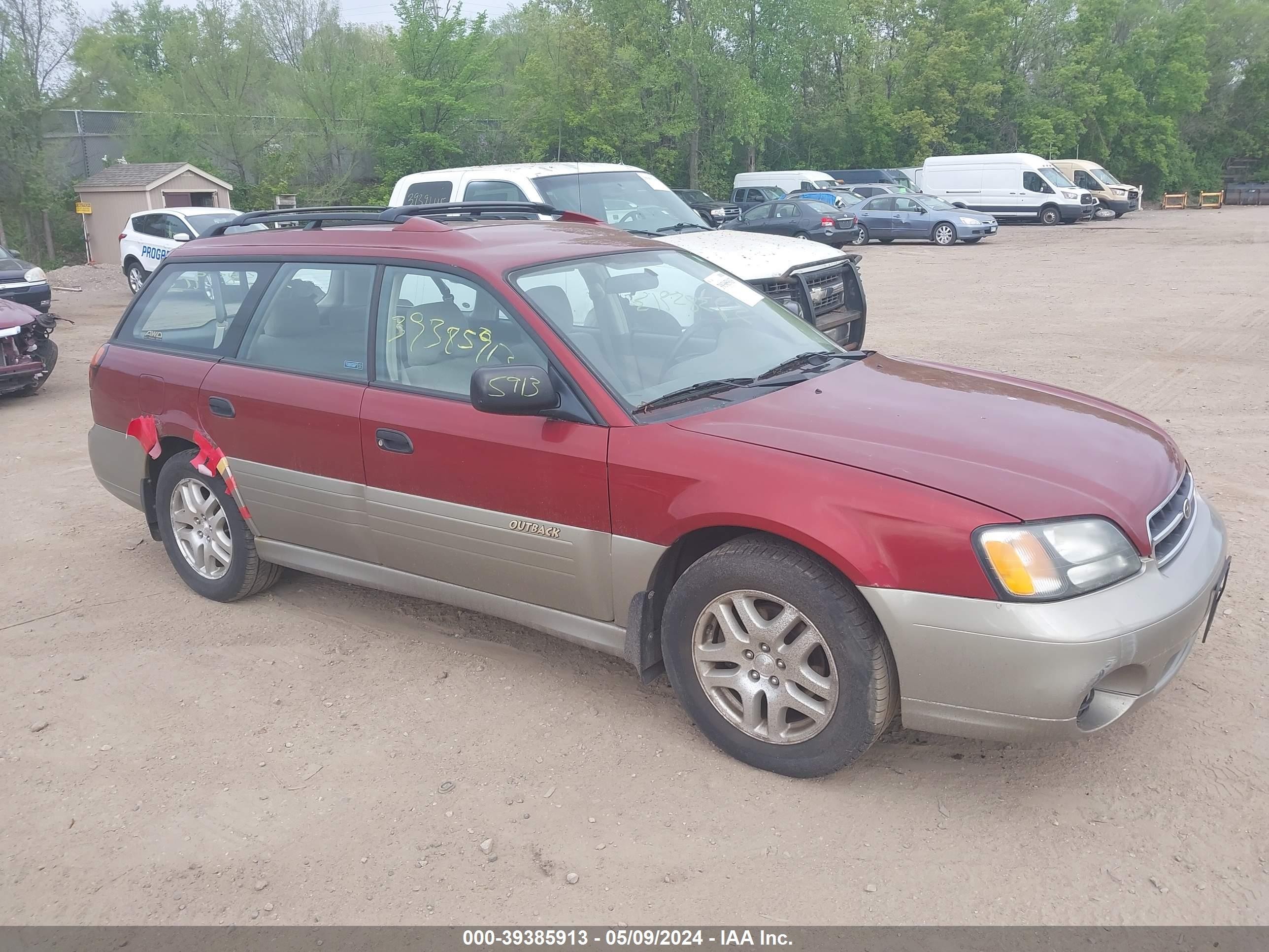 SUBARU OUTBACK 2002 4s3bh675827604749