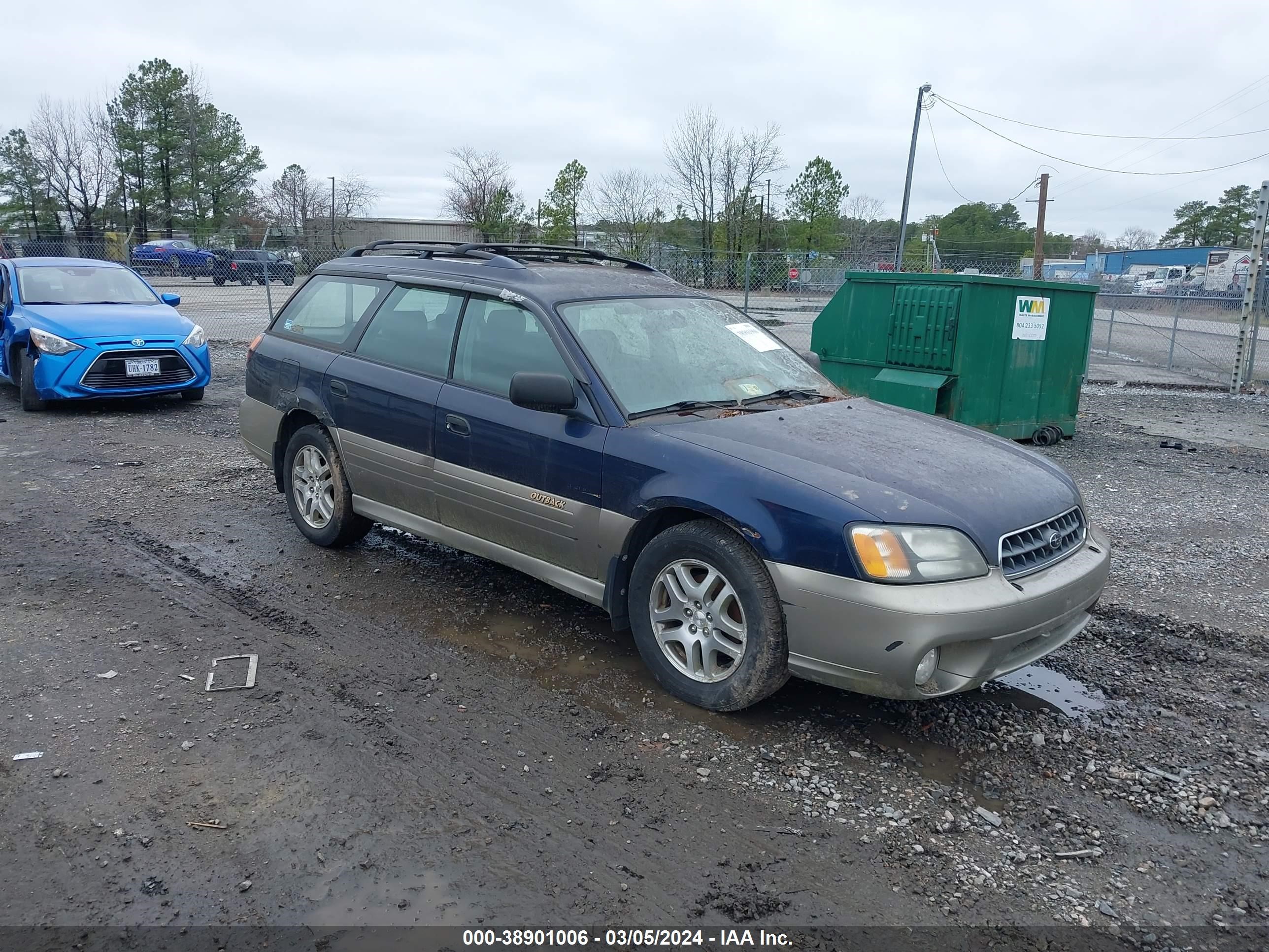 SUBARU OUTBACK 2003 4s3bh675837618524