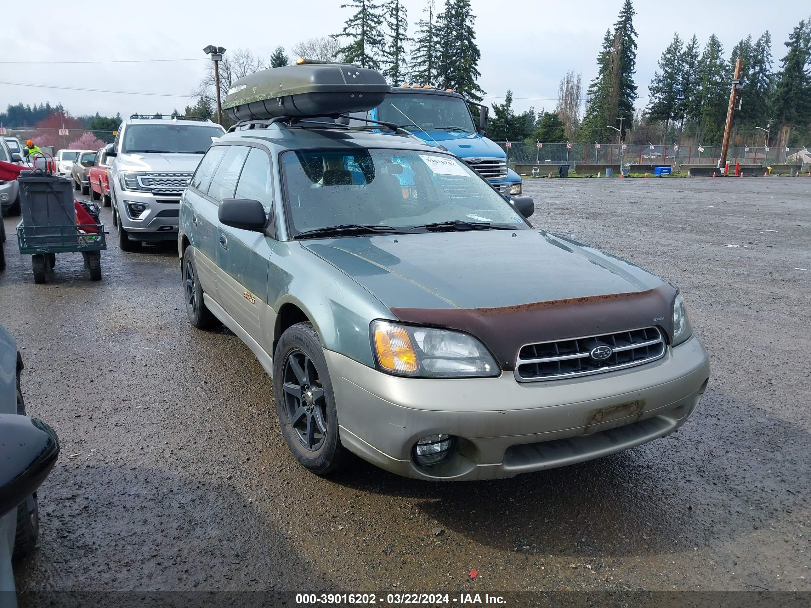 SUBARU OUTBACK 2000 4s3bh6758y6649401