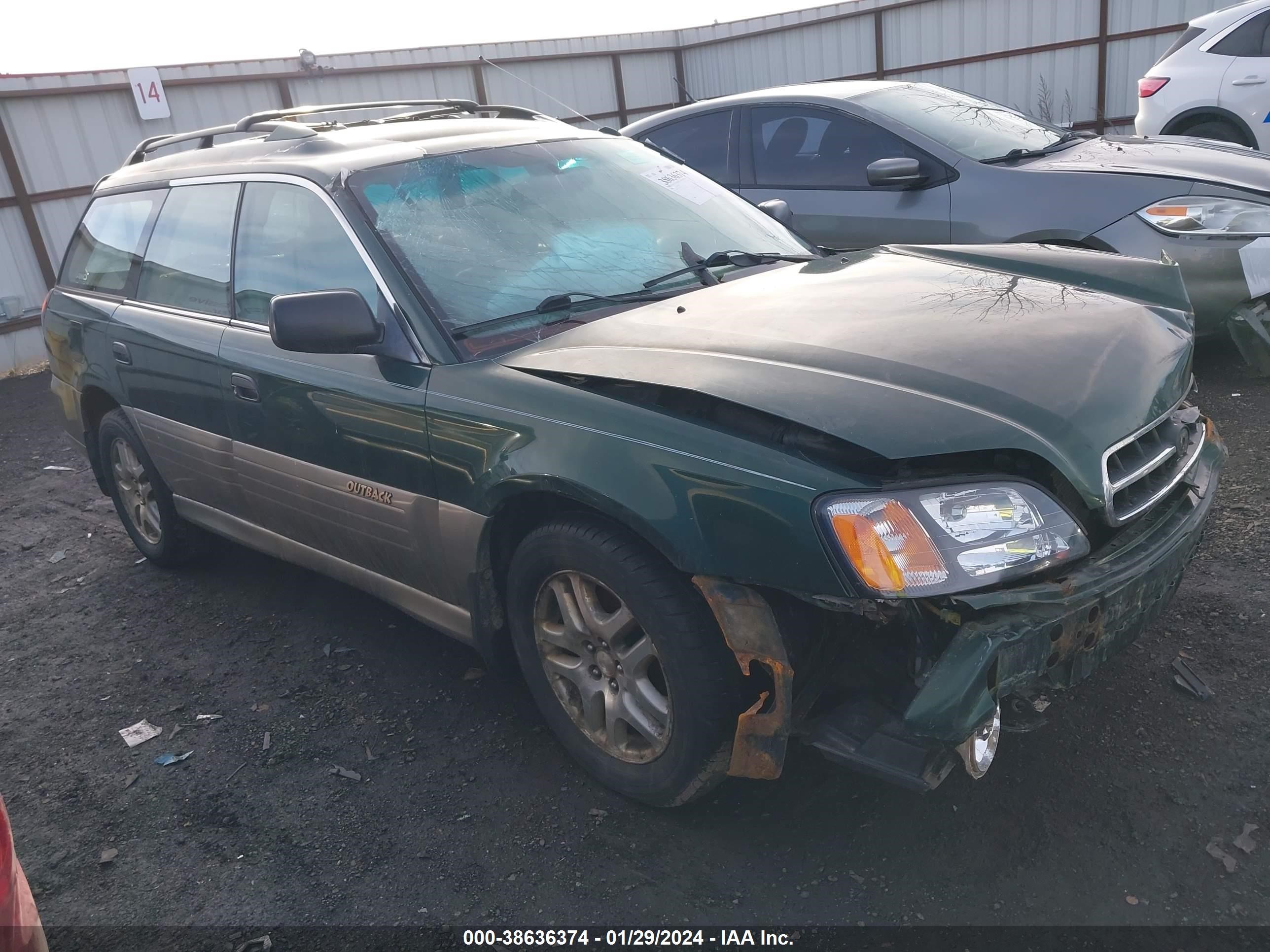 SUBARU OUTBACK 2001 4s3bh675x17631773