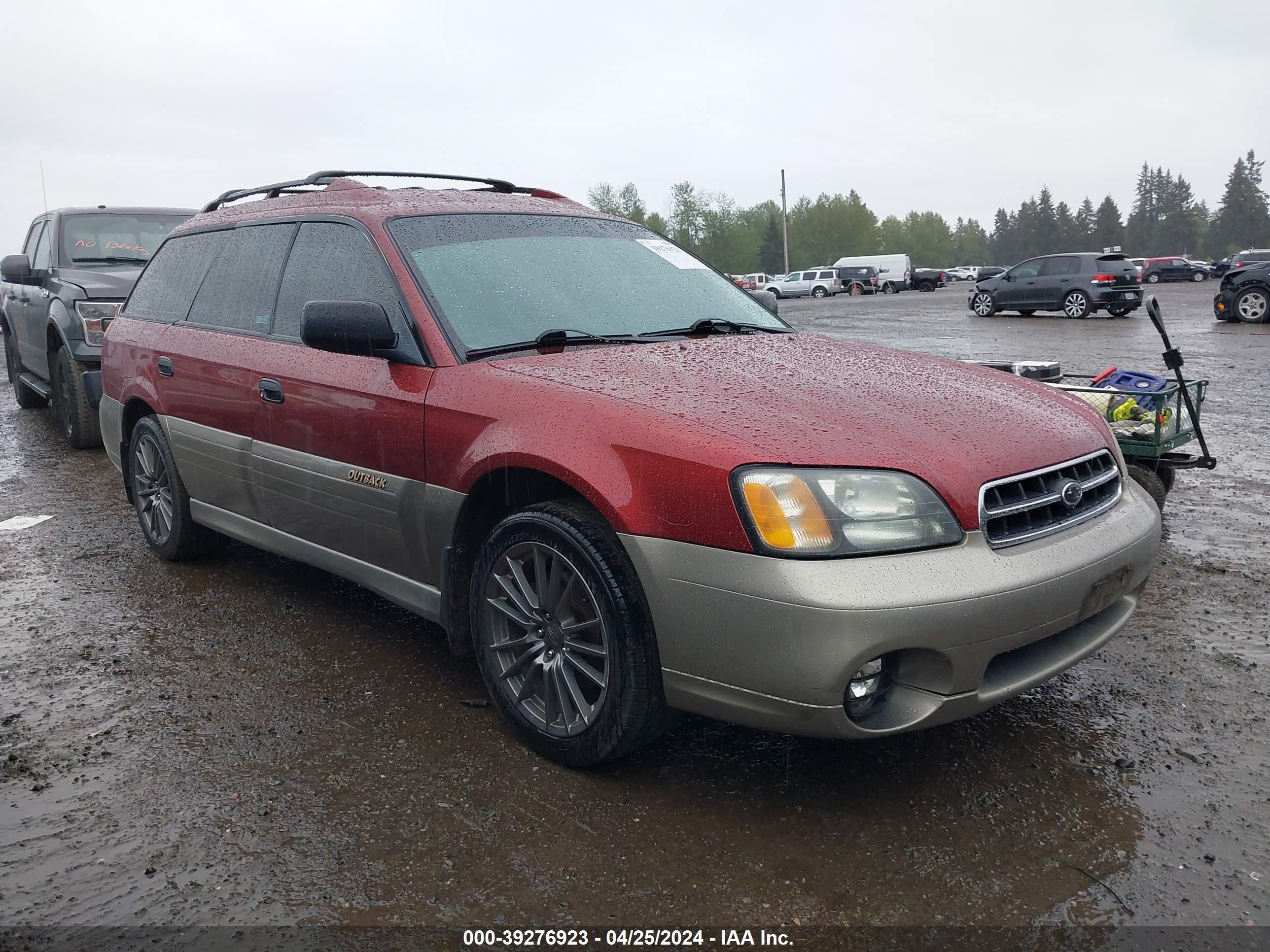 SUBARU OUTBACK 2002 4s3bh675x27607541